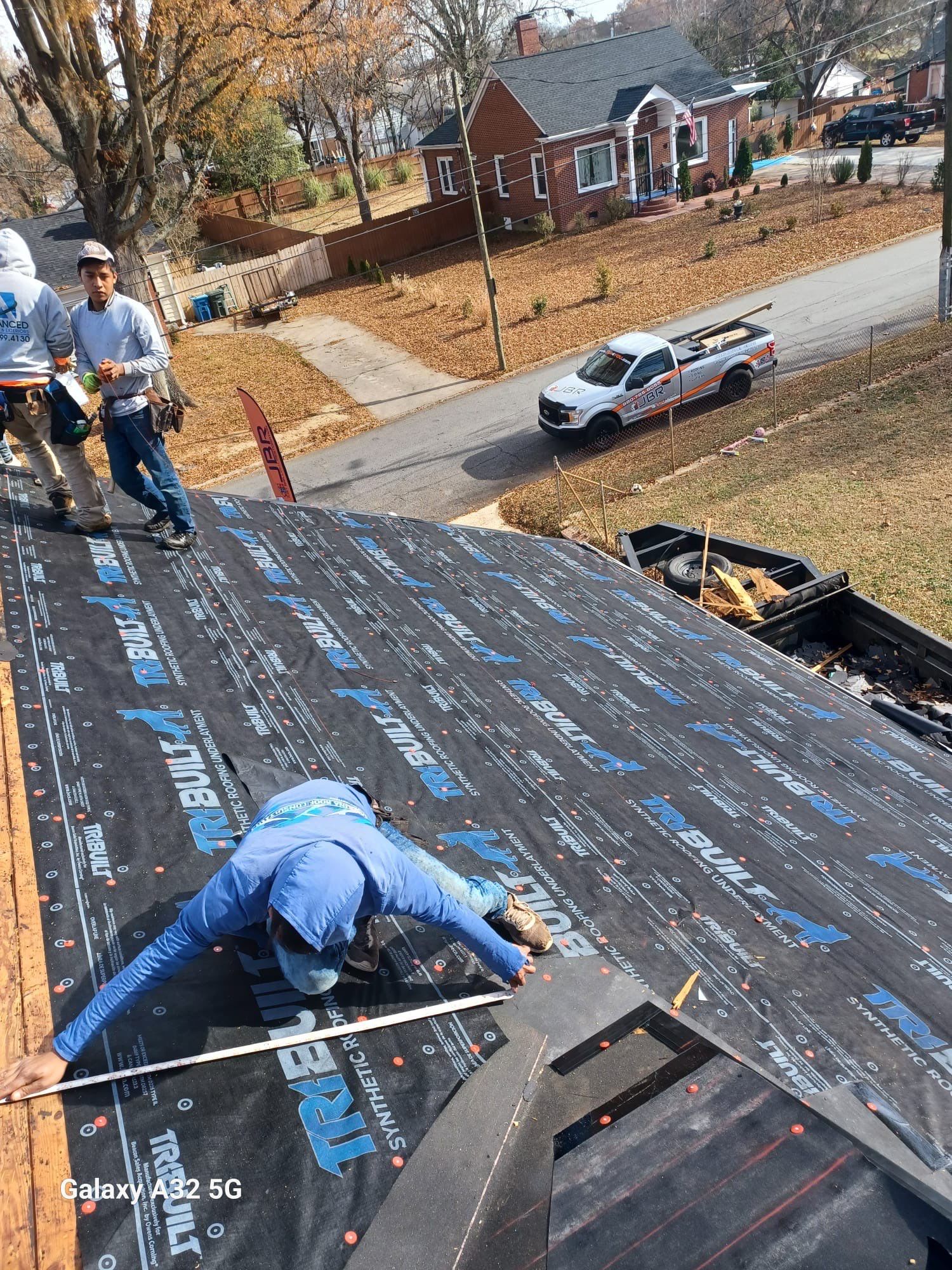 Roof replacement by hail damage by Just Brilliant Restoration JBR