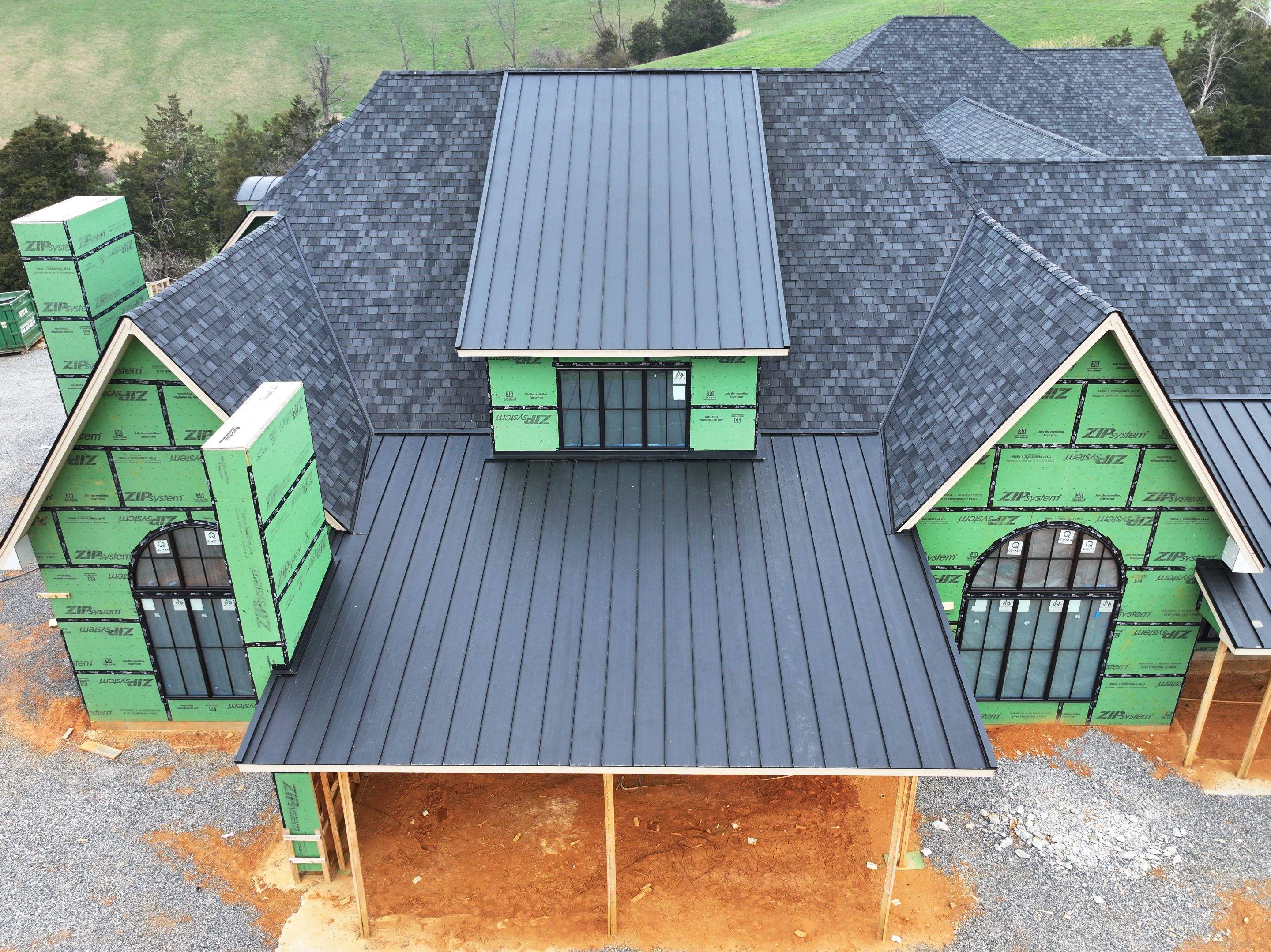 Lake Road New Construction - Belmont by Omnia Roofing