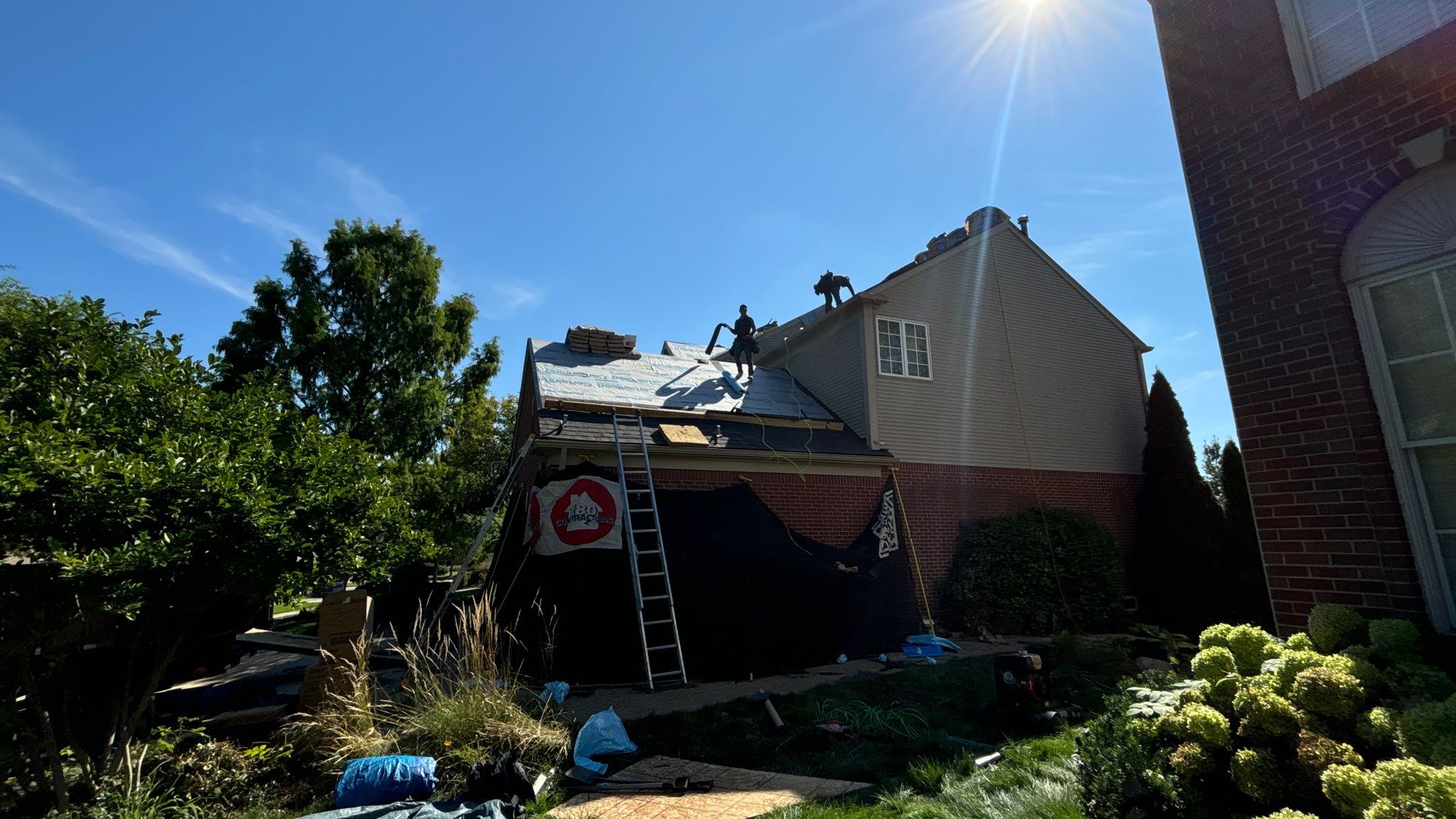 Roof Replacement using CertainTeed Landmark Pro by 180 Contractors