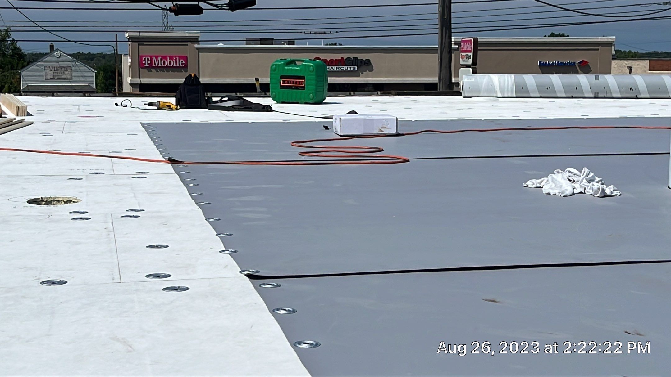 Flat Roof Install Mentor Ohio by Gold Star Roofing LLC 