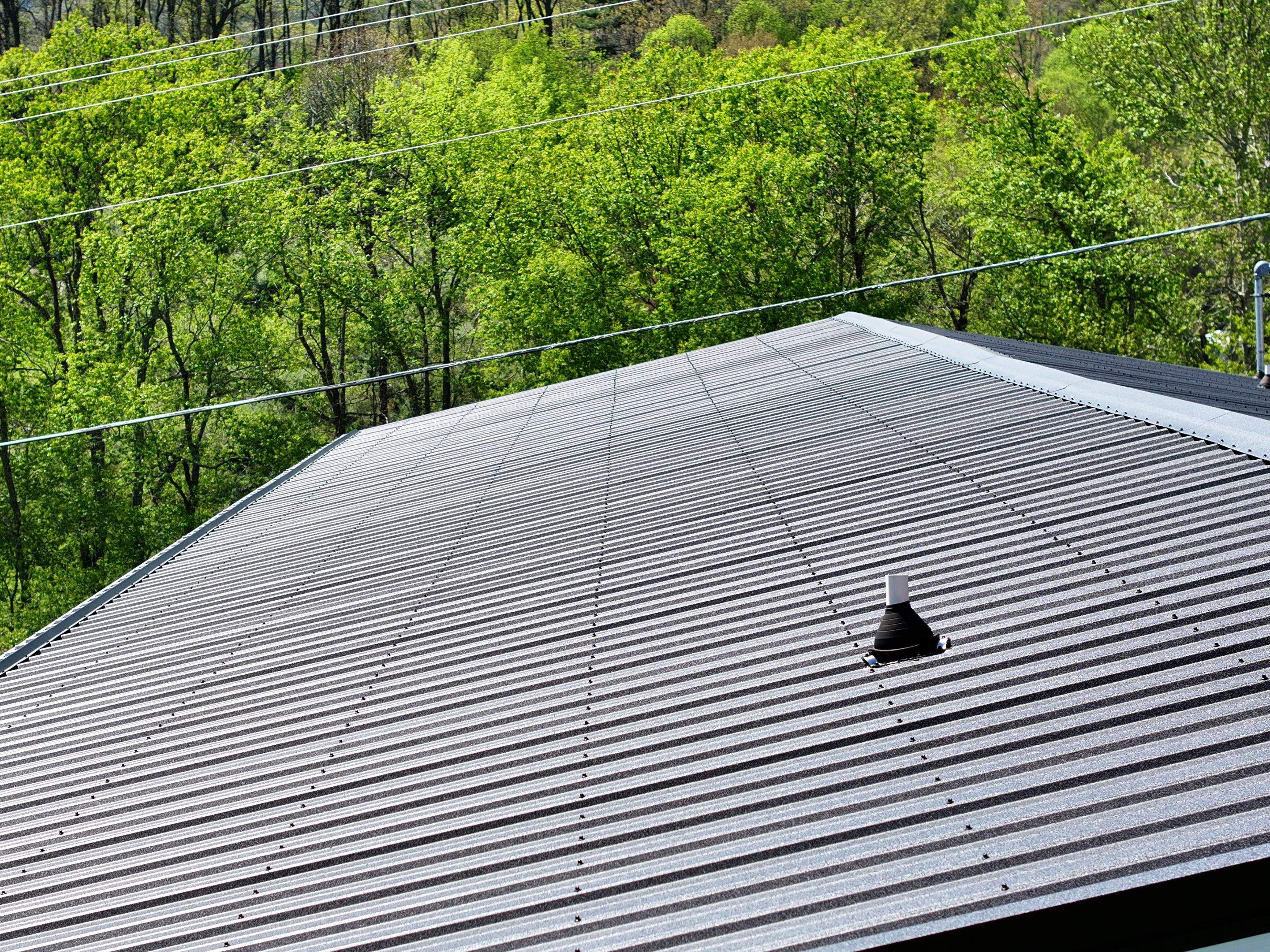 Textured Black AG Panel by Omnia Roofing