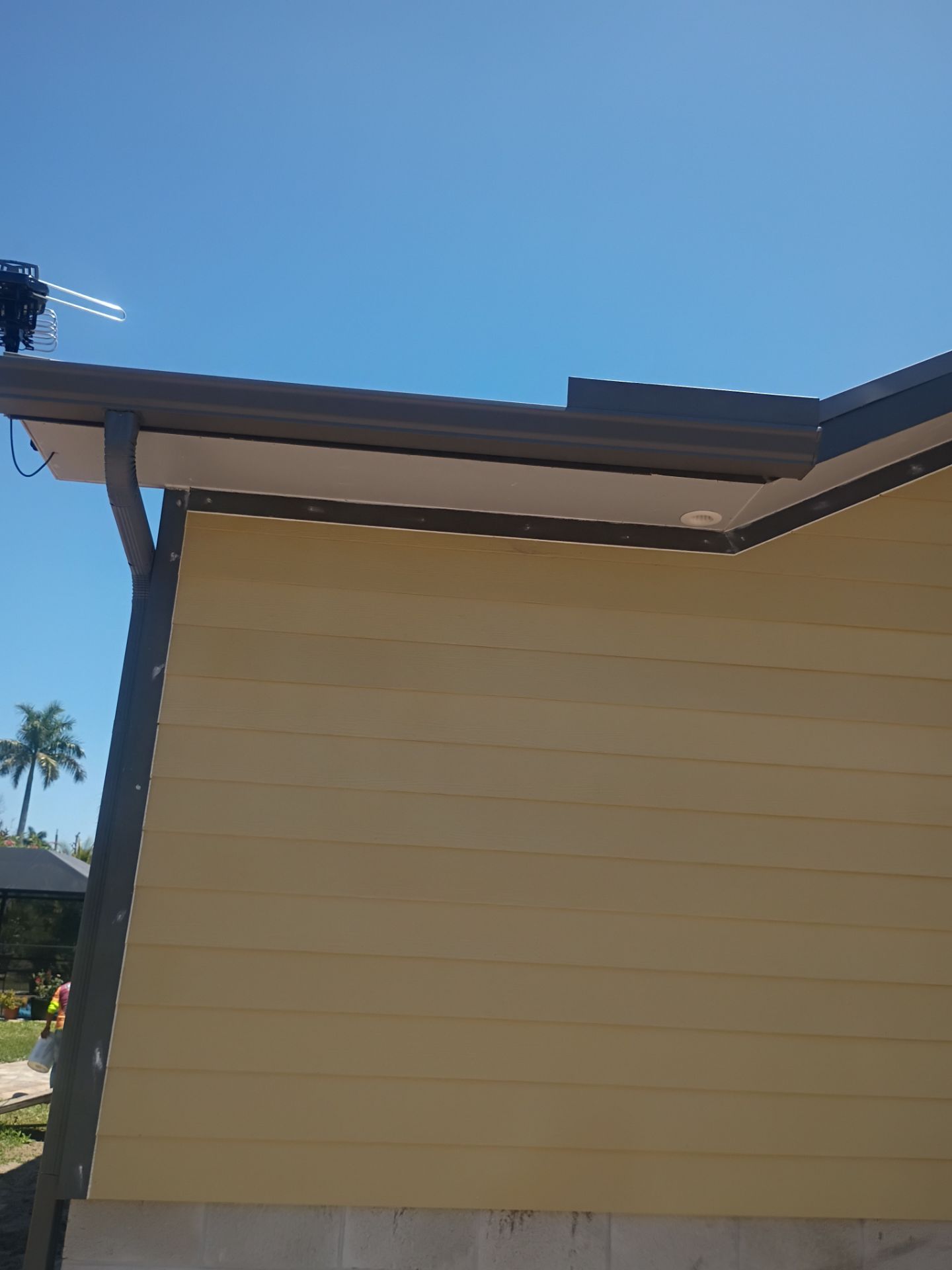 Musket Brown Seamless Gutters Installation in Saint James City, FL  by Gutter Professors