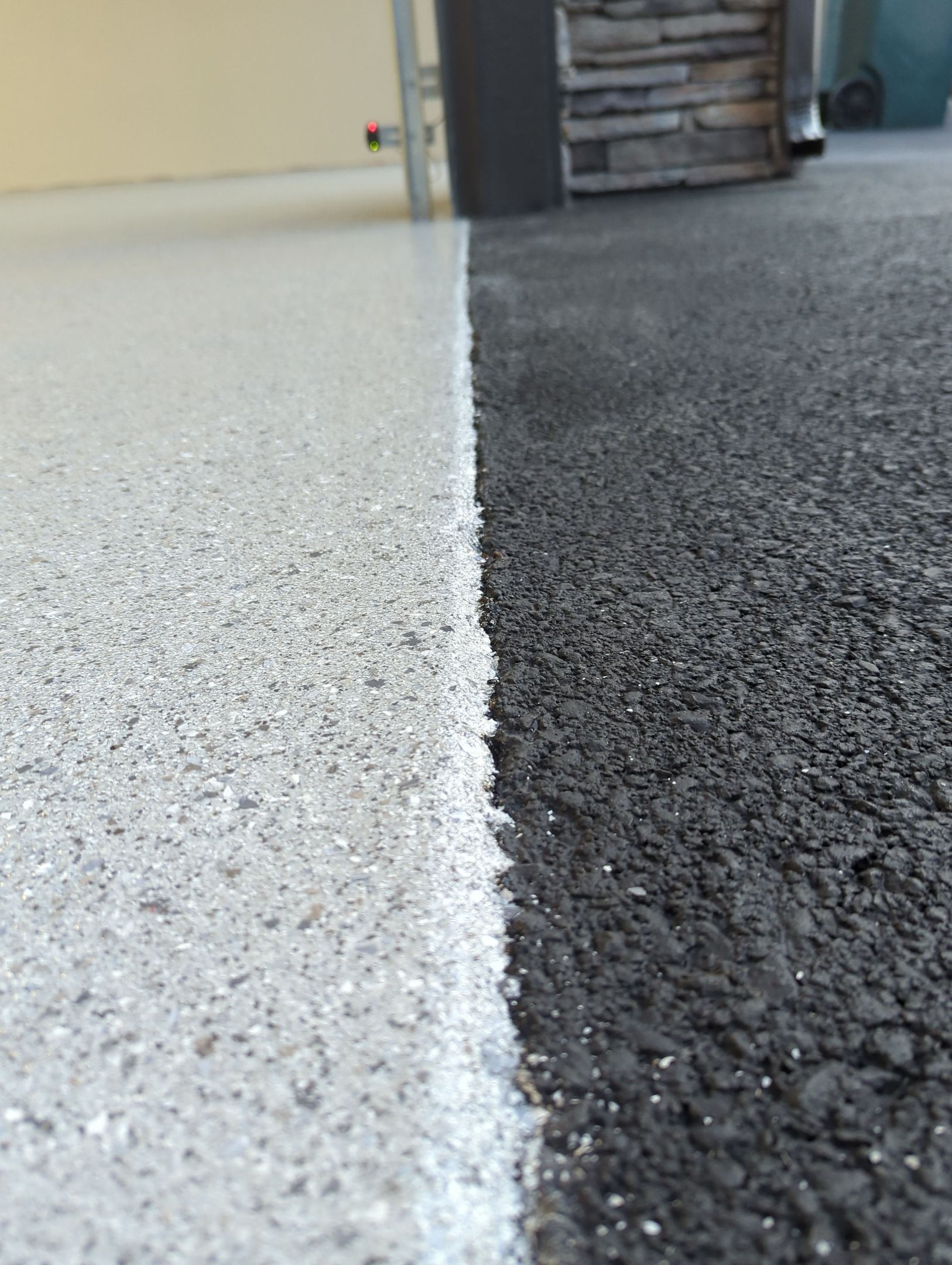 Garage Transformation using Battleship Hybrid by Croc Coatings, LLC