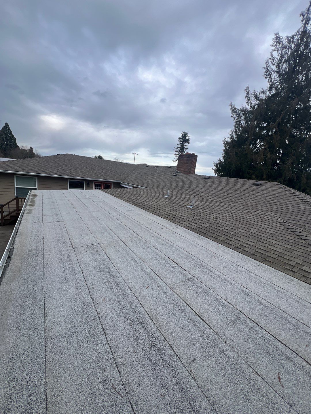 Residential Roofing Installation using IKO Dynasty (Color: Granite Black) by Orezona Building & Roofing Company, Inc.