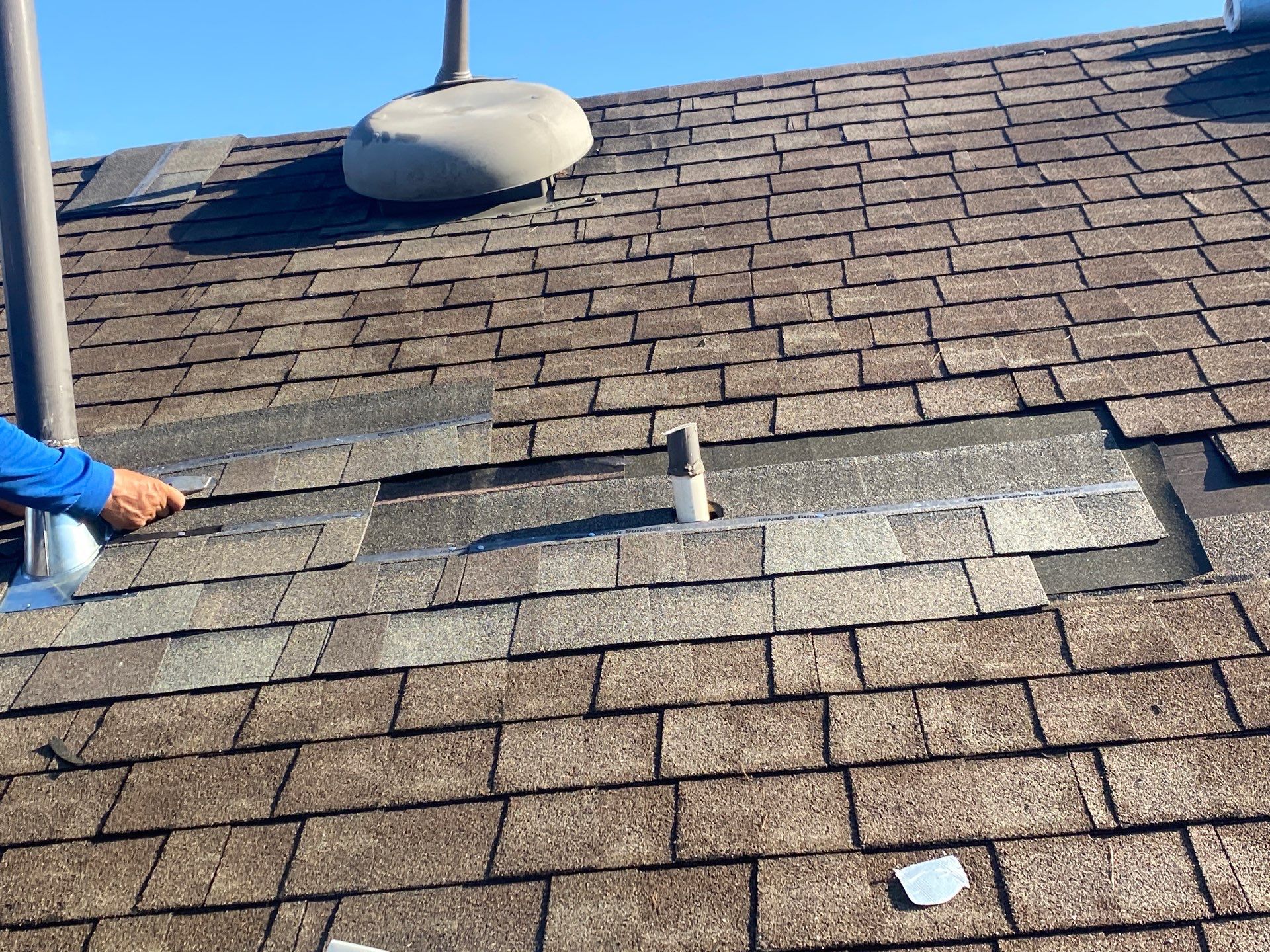 Residential Roofing Repair using Owen's Corning Duration (Lifetime) Shingles by Roof Repair Company