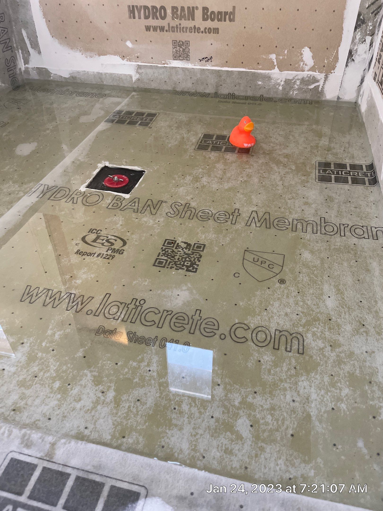 Bathroom Remodel using Laticrete by OC Flooring Inspections-ICRI - CCSMT-CFIU#439