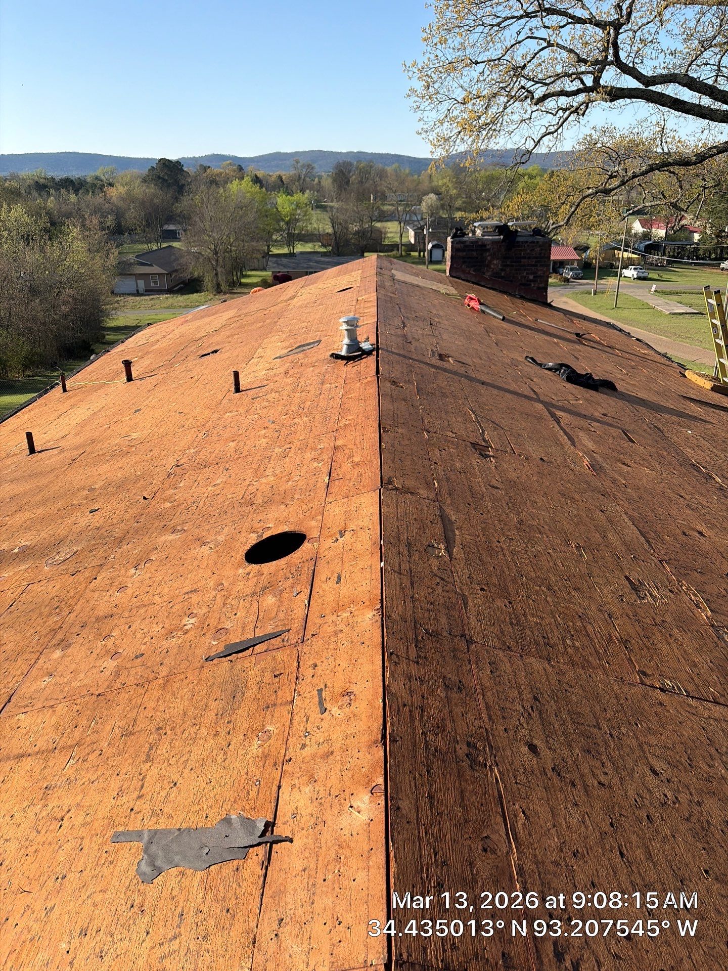GAF Timberline UHDZ Shingle Roof Replacement and Decking Repair in Pearcy by Temple Roofing and Exteriors