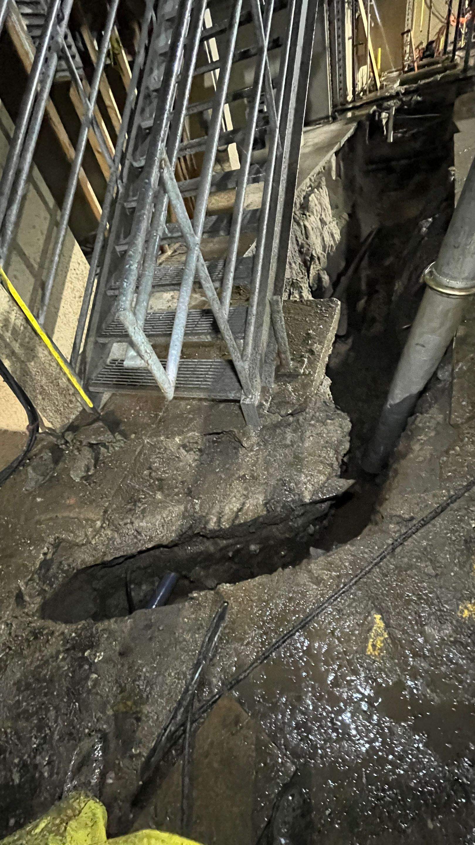 Ritz-Carlton NW Service Area Daylighting by Don Mar, Inc. Storm Water Solutions