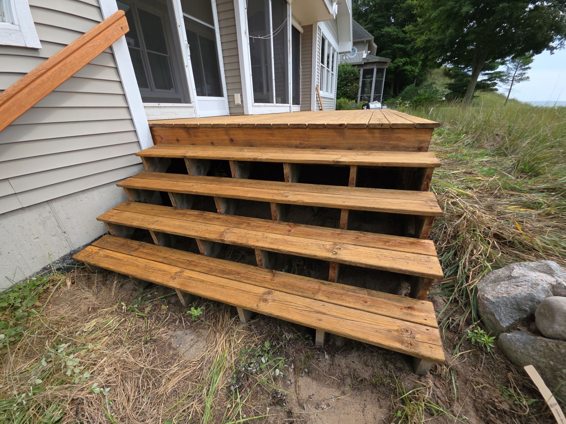 Coastal Deck Pressure Washing and Protective Staining in Whitehall by Gordon Painting