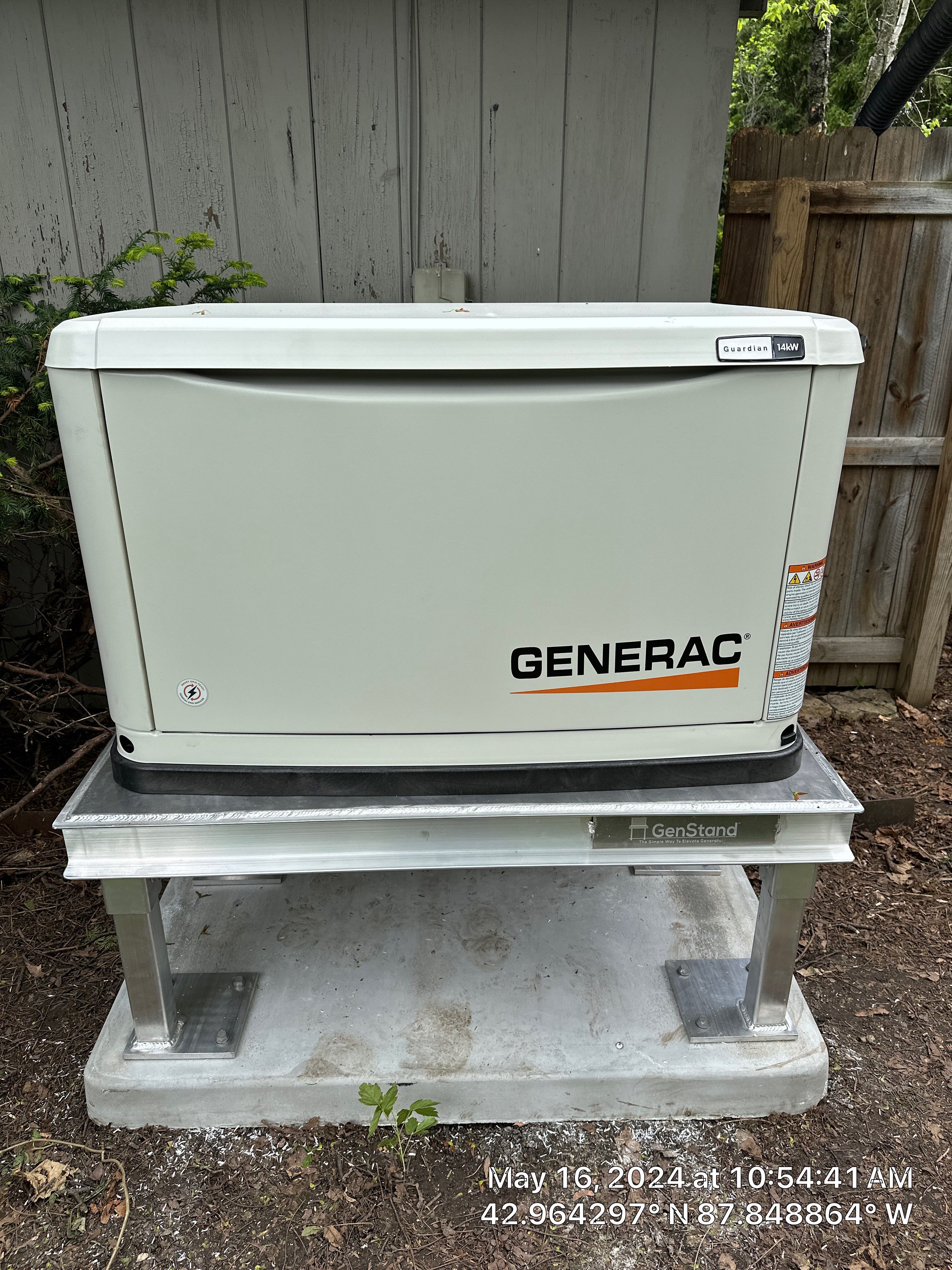 14kW Generac Generator Installation by GSHA Services LTD