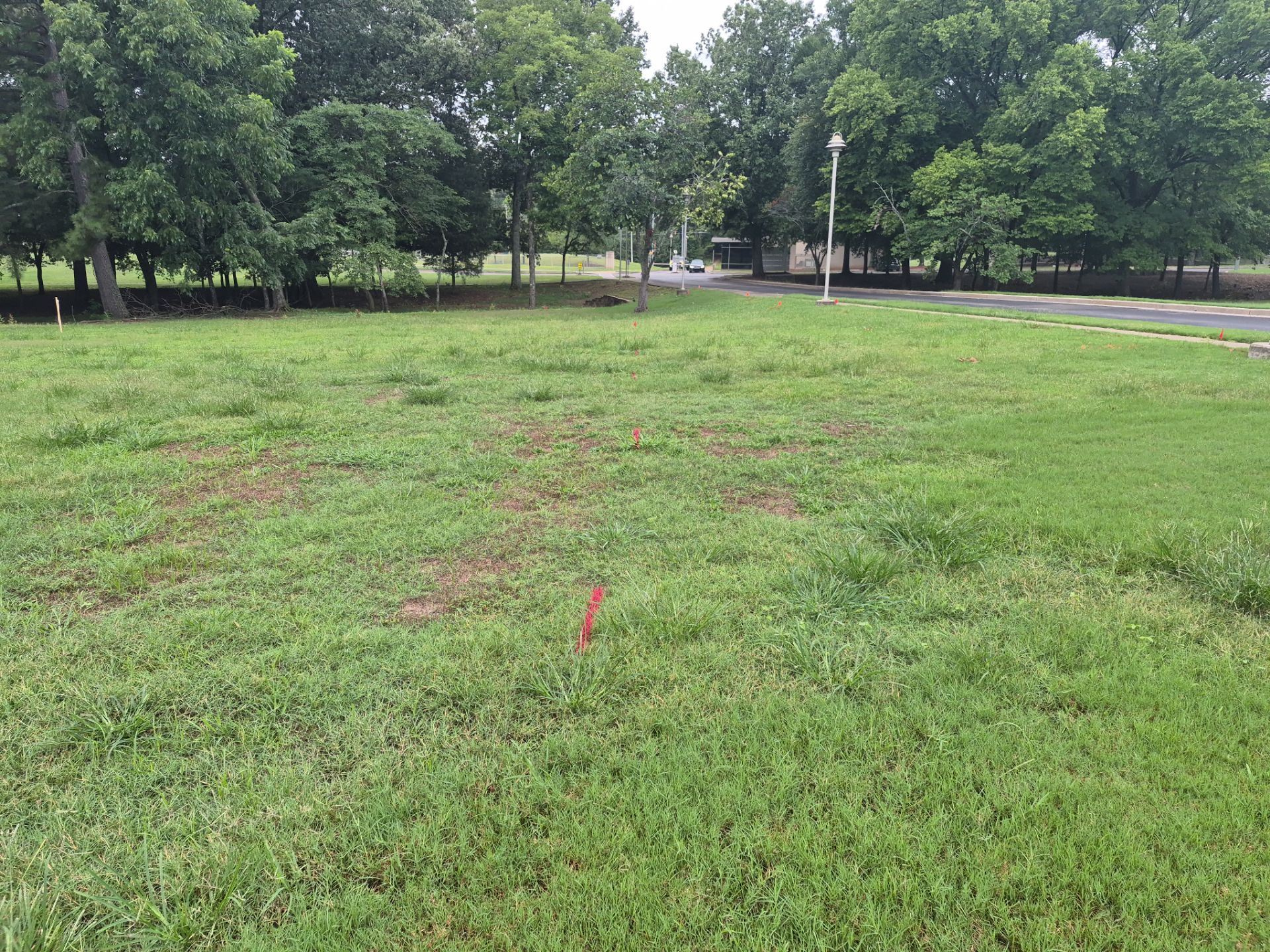 Private Utility Locating and Marking for Collierville Commercial Campus by Alsip Locating Service, LLC