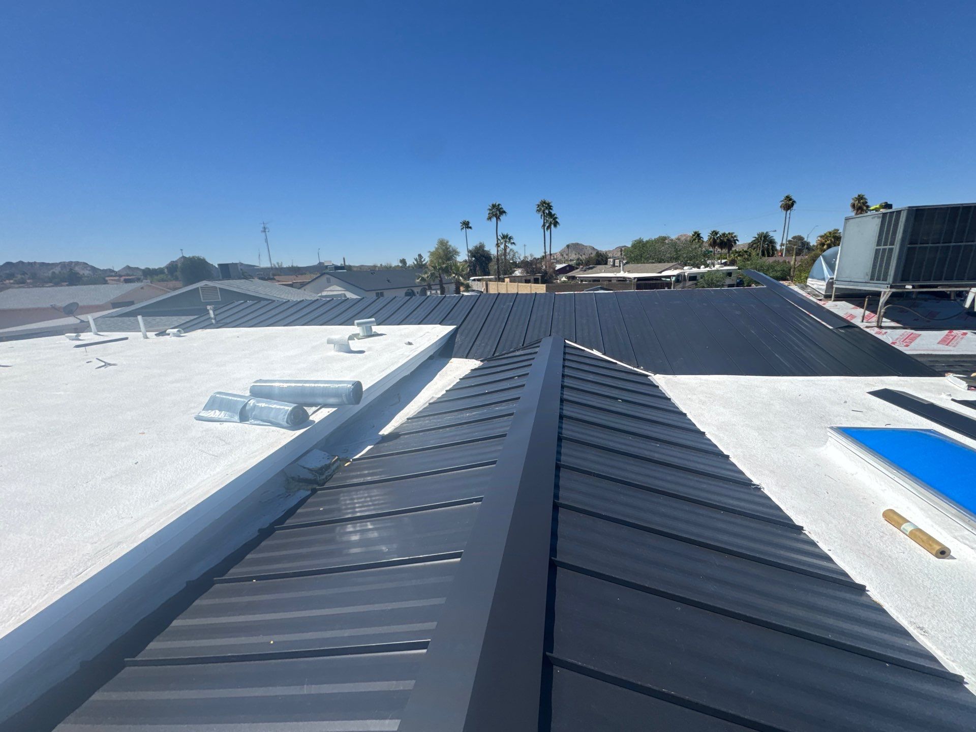Matte Black Standing Seam by Reimagine Roofing