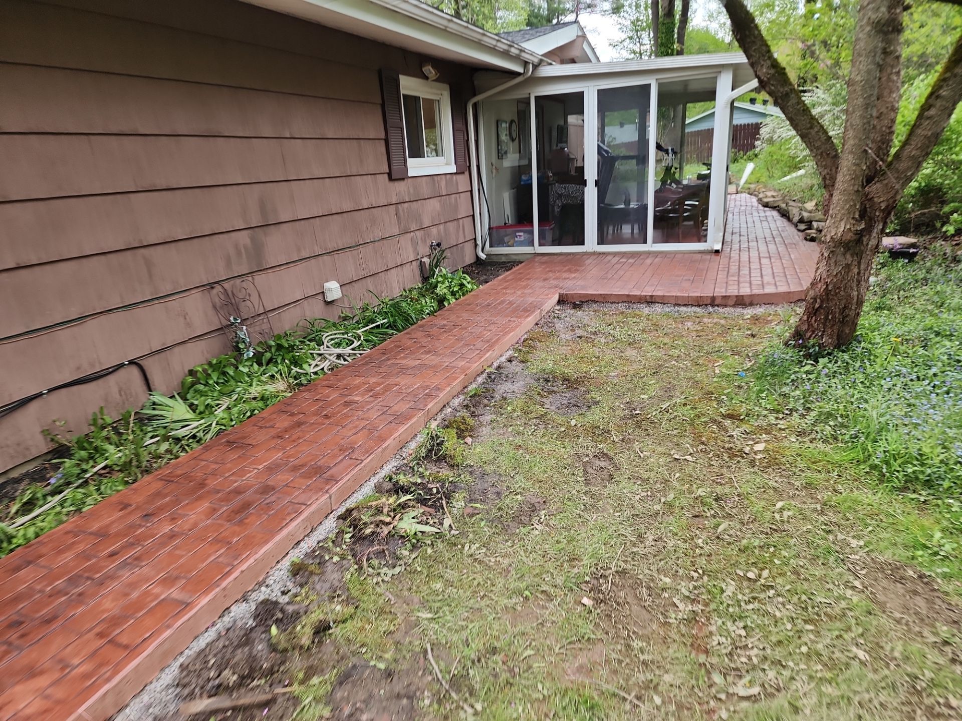 Stamped Concrete by Ivy Lea Construction