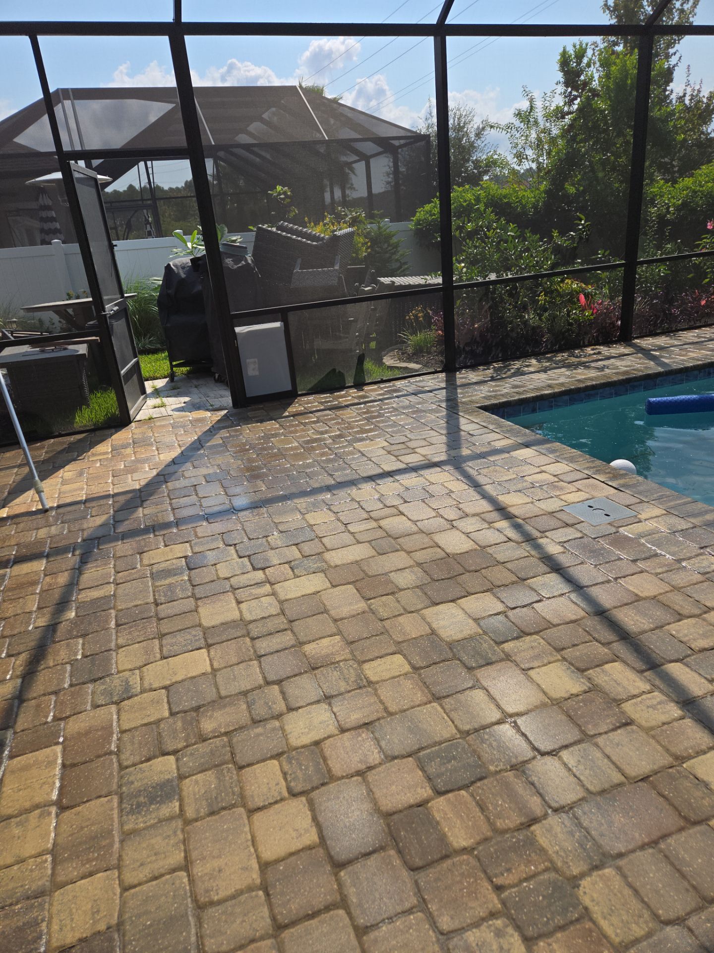Pool Pavers using PolySand and Concrete Sealant  by DuraSeal
