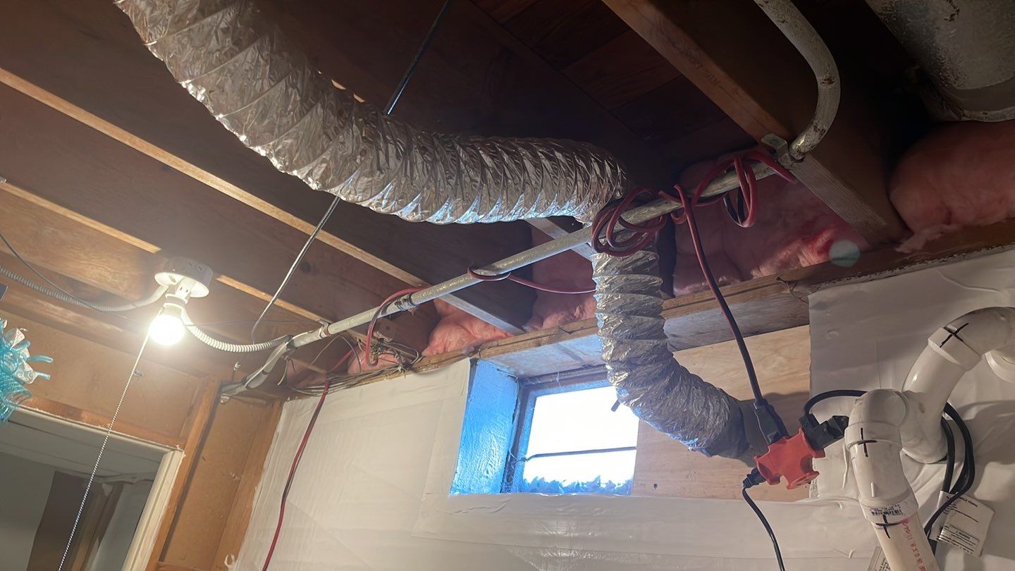 Embedded Fiber Reinforcement and Basement Waterproofing using GrateDrain Waterproofing System by Toledo Basement Repair