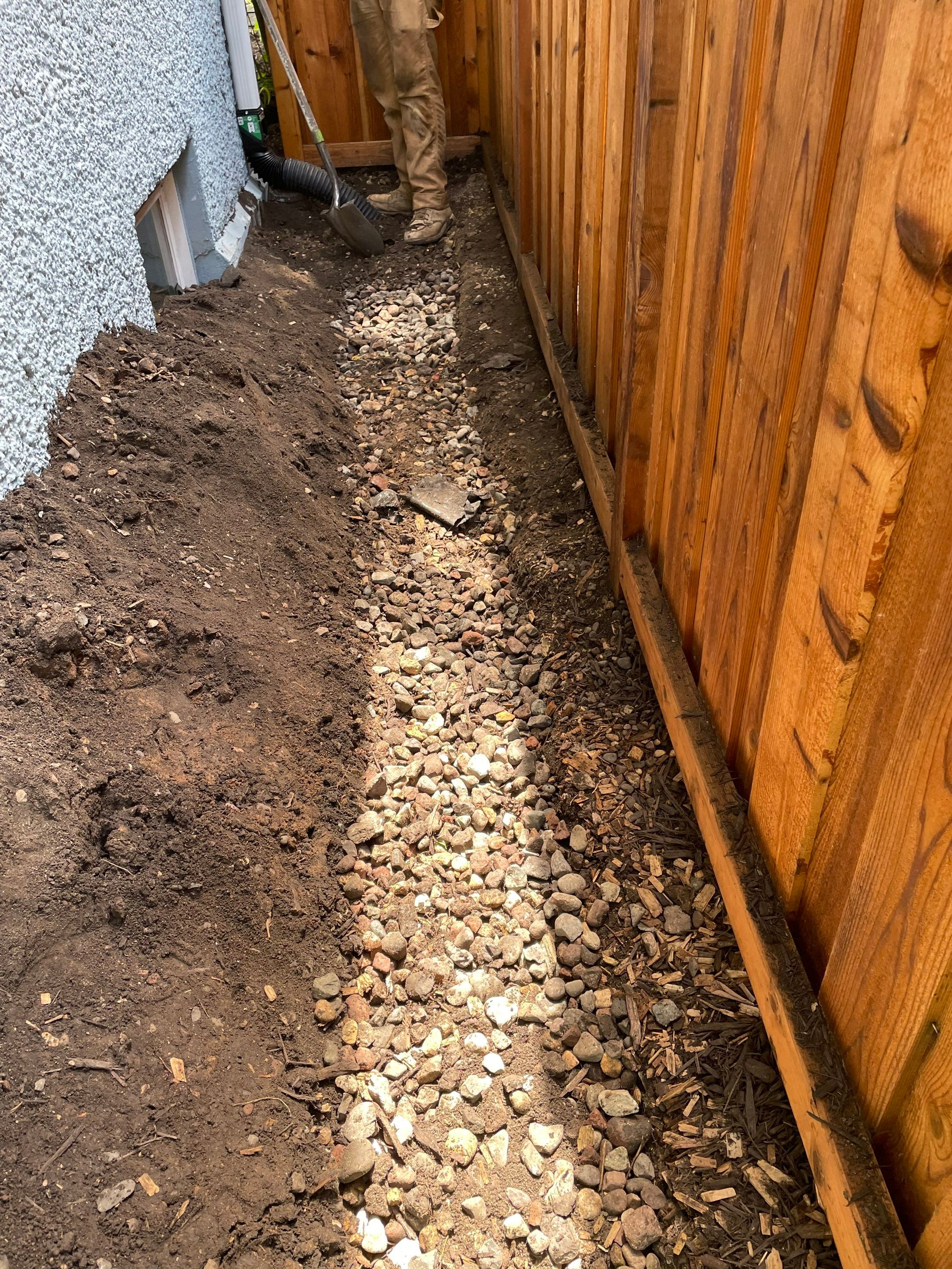 Peter's French Drain and Roof Runoff System Upgrade by Waterproofing Northeast