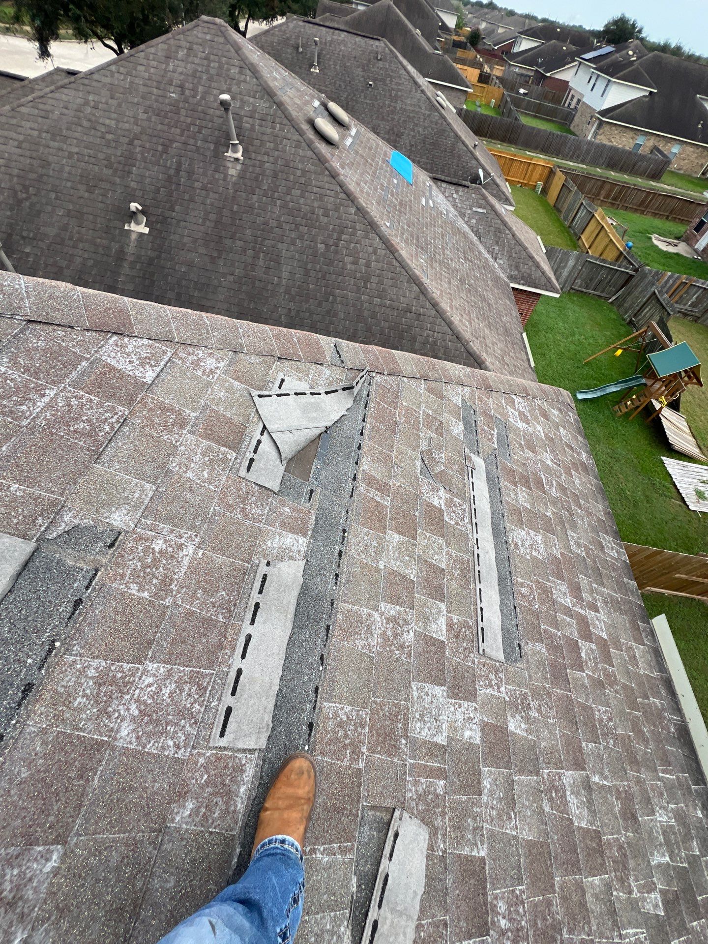 Residential Roofing Repair using Owen's Corning Duration (Lifetime) Shingles by Roof Repair Company