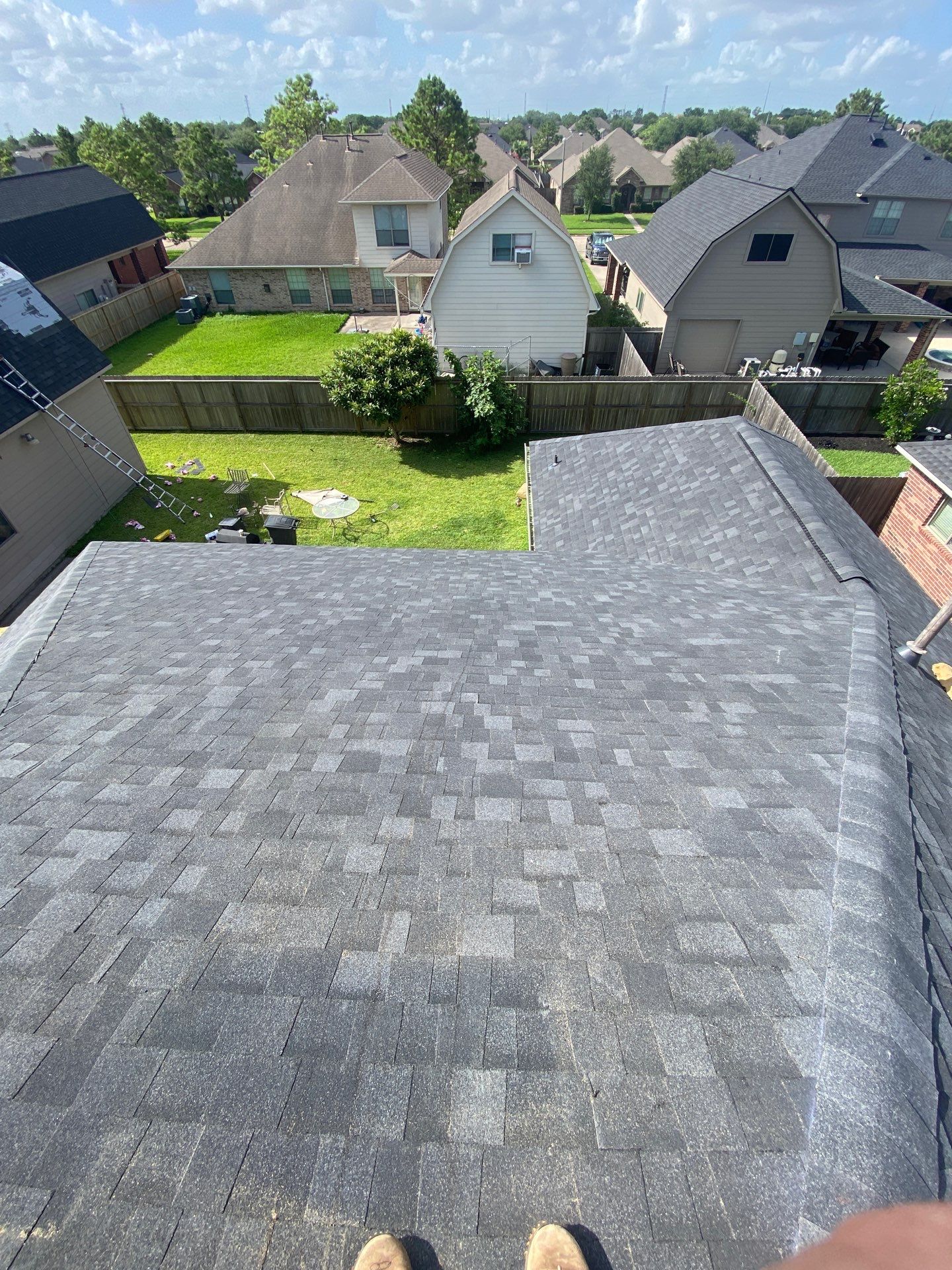 Residential Roof Replacement using Owens Corning - Onyx Black by Elite Roofing LLC