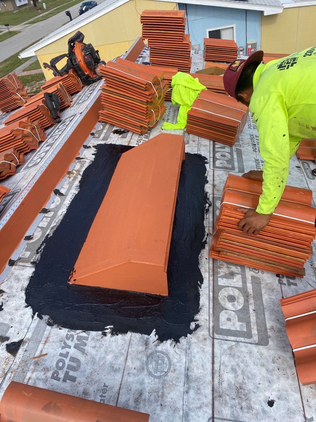 Residential Brava Spanish Tile Install in North Port, Florida by International Roofing
