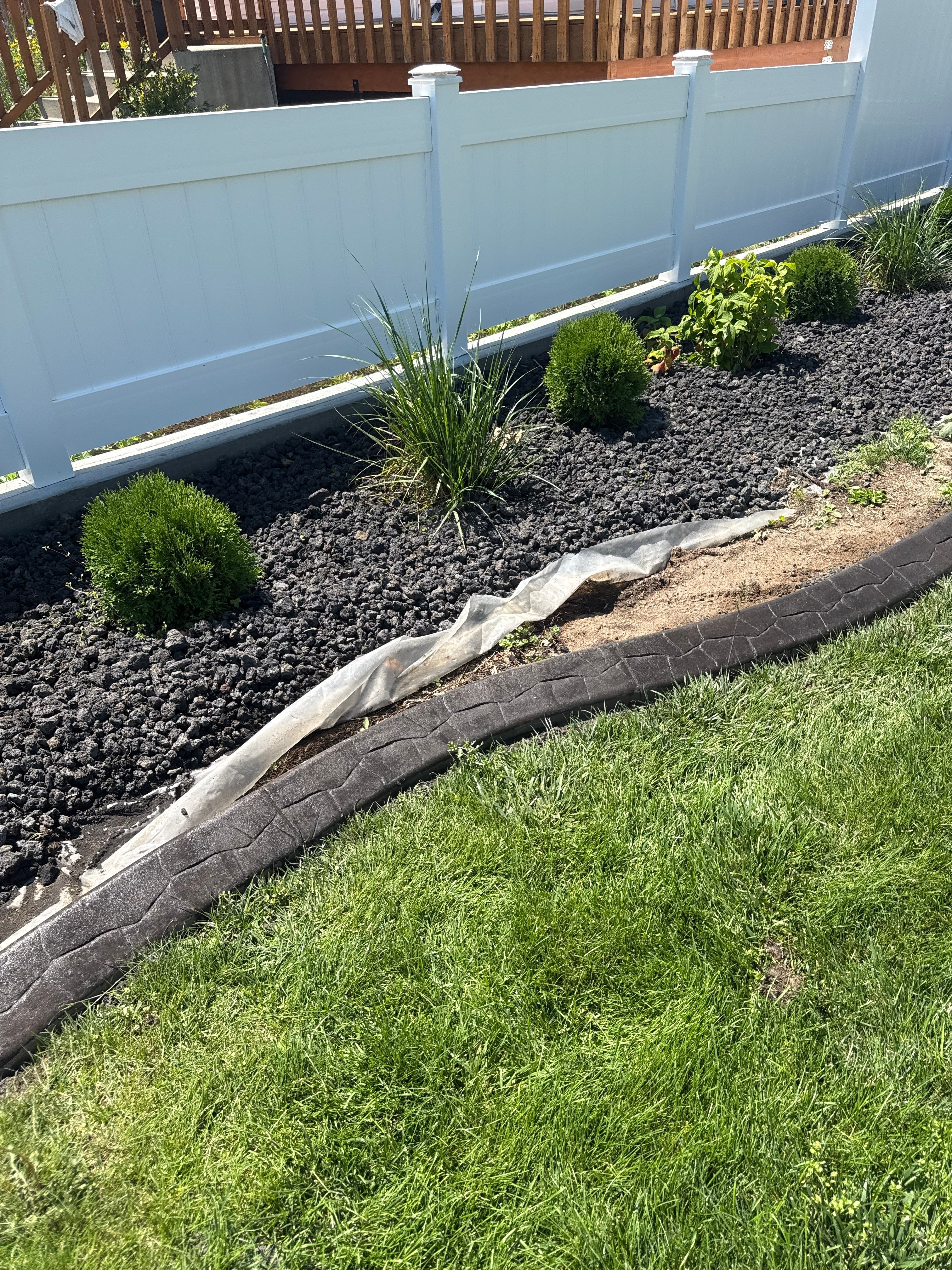 Cypress Custom Curbing Project in Redcliff by Pump it Up Concrete Jacking