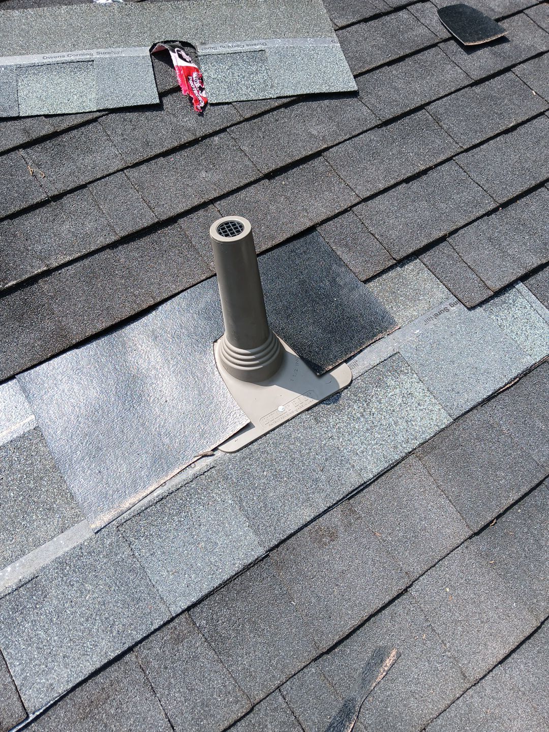 Hail Damage using Owen's Corning Duration (Lifetime) Shingles by Roof Repair Company