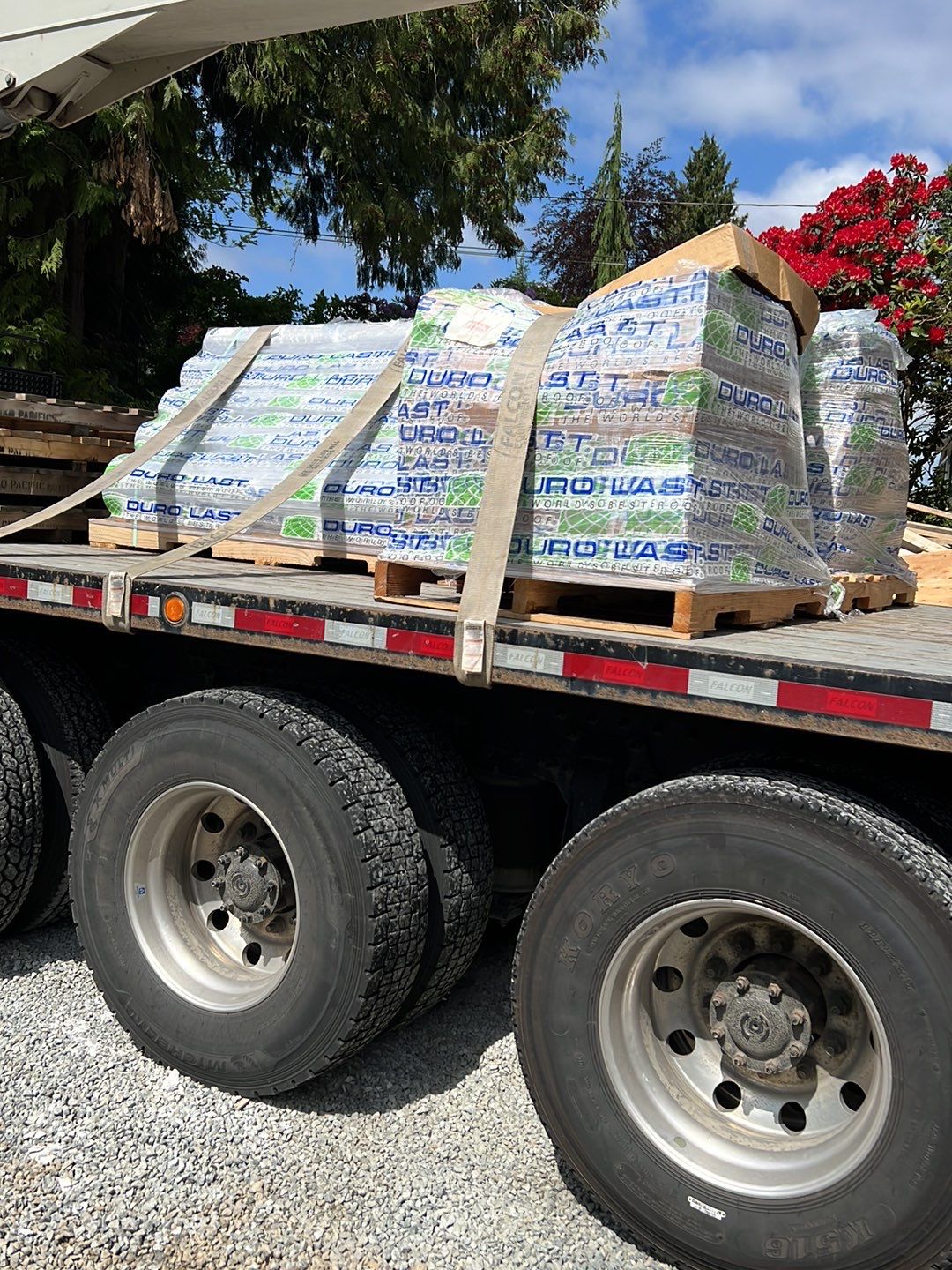 Residential Roofing Installation using Durolast roofing membrane by Top Notch Roofing Inc