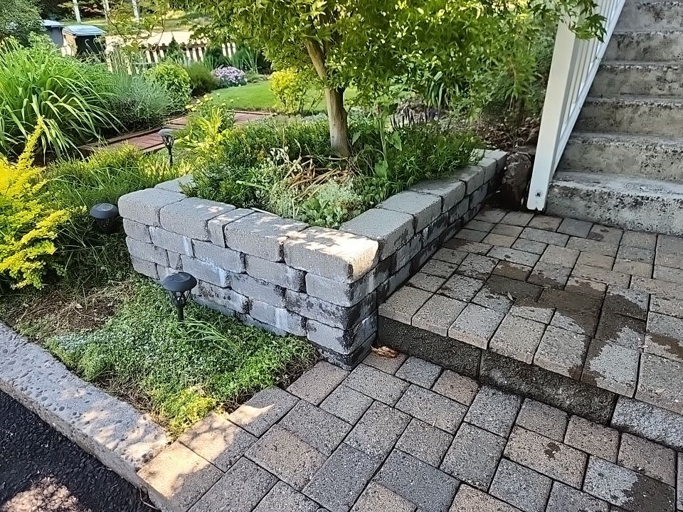 Driveway Repair using Pressure washing no chemicals by Willamette Outdoor Wash LLC