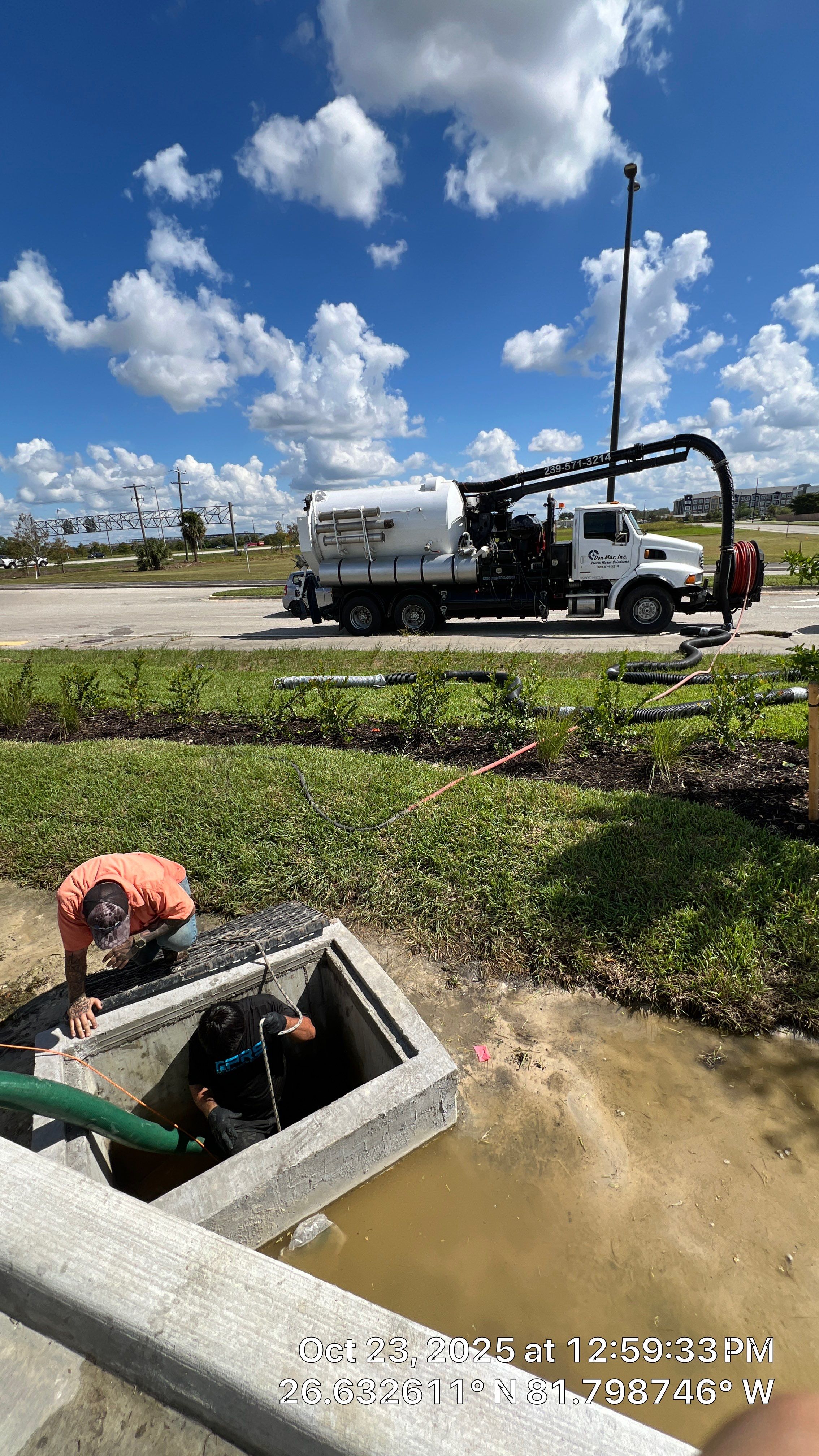 Coffee Rush Fort Myers with PRS by Don Mar, Inc. Storm Water Solutions