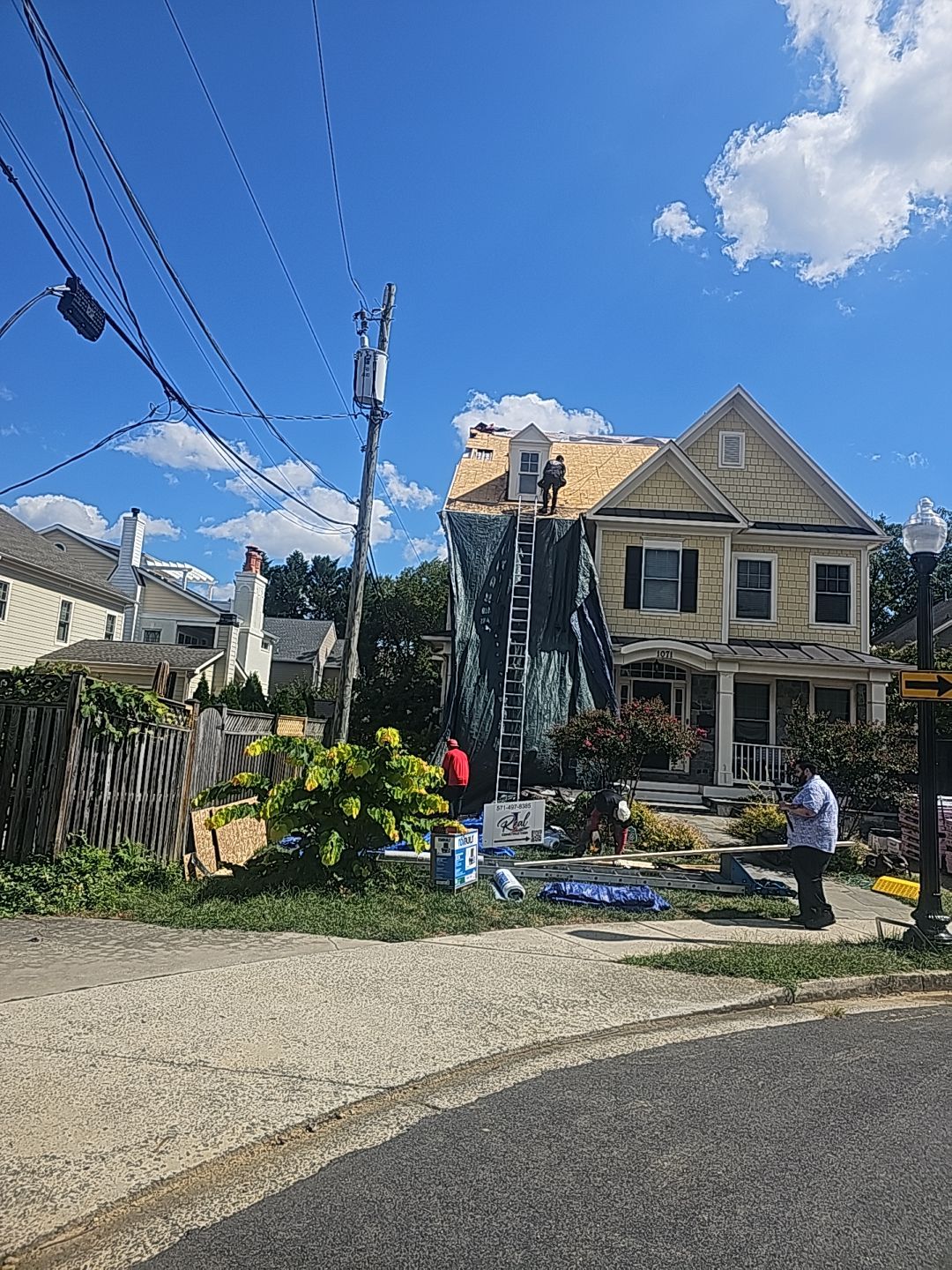 Residential Roofing Installation using Shingles  by Real1Construction