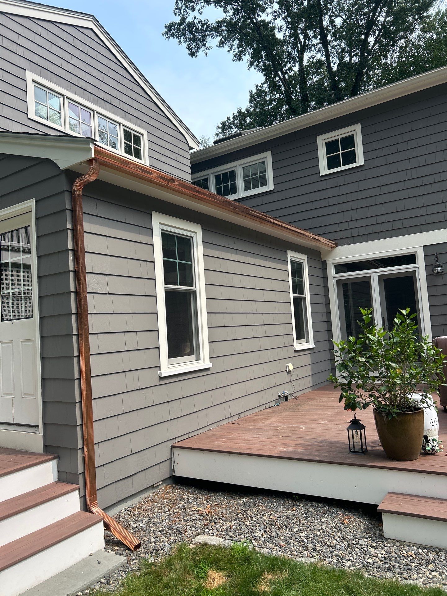 Copper Gutter Replacement in Concord by Mighty Dog Roofing of Greater Middlesex County