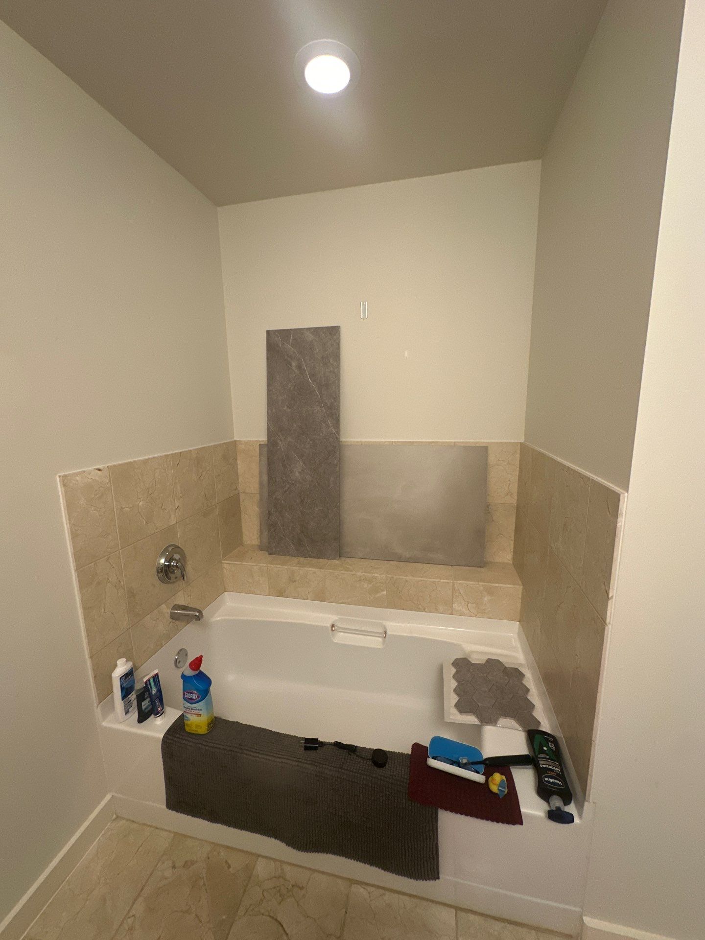 Modern Bathroom Transformation by Fine Line Flooring Inc.