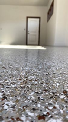 Garage using Pebble Beach