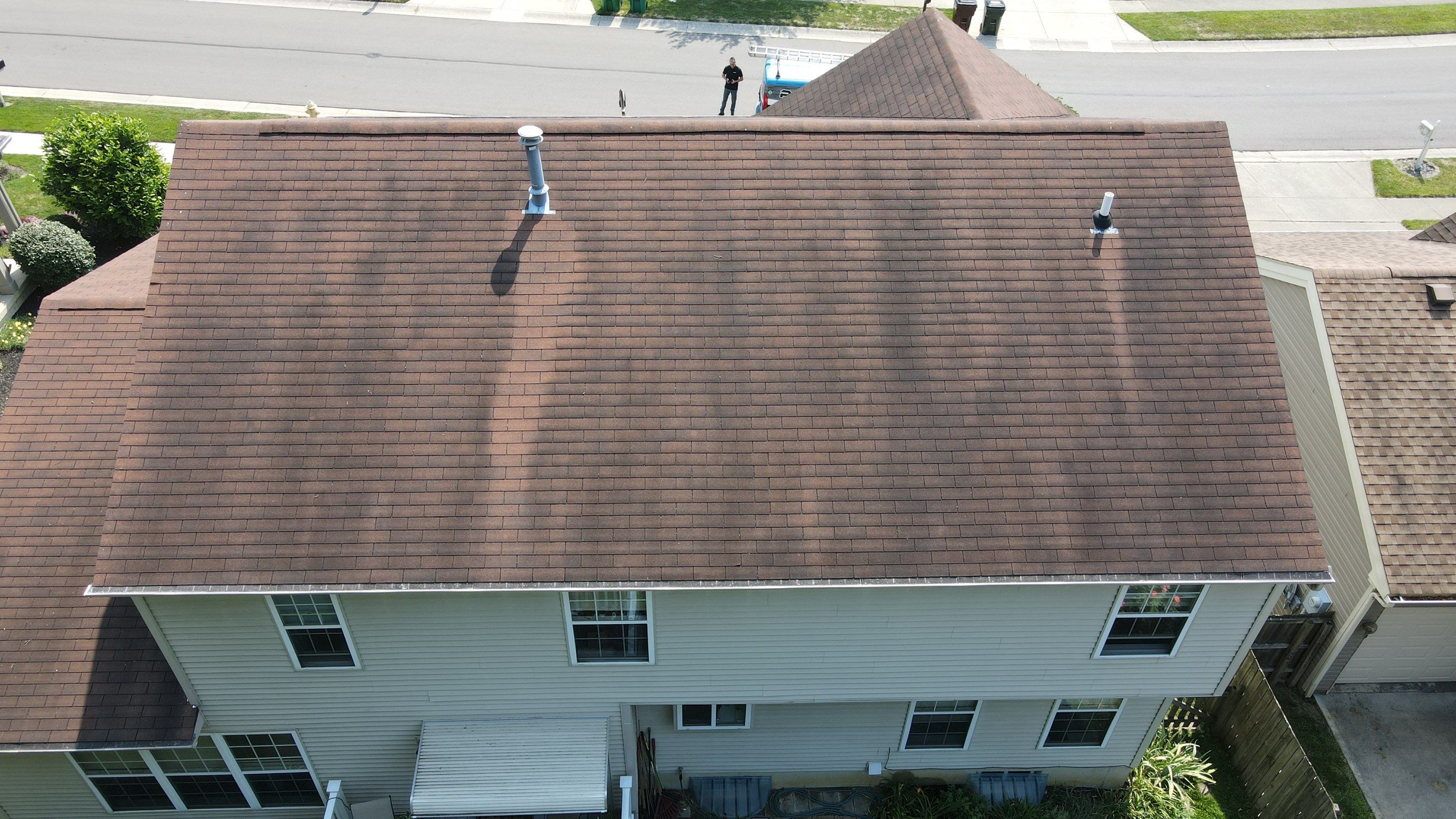 Residential Roofing Installation using Timberline HDZ Shingles - Hickory by RoofX 