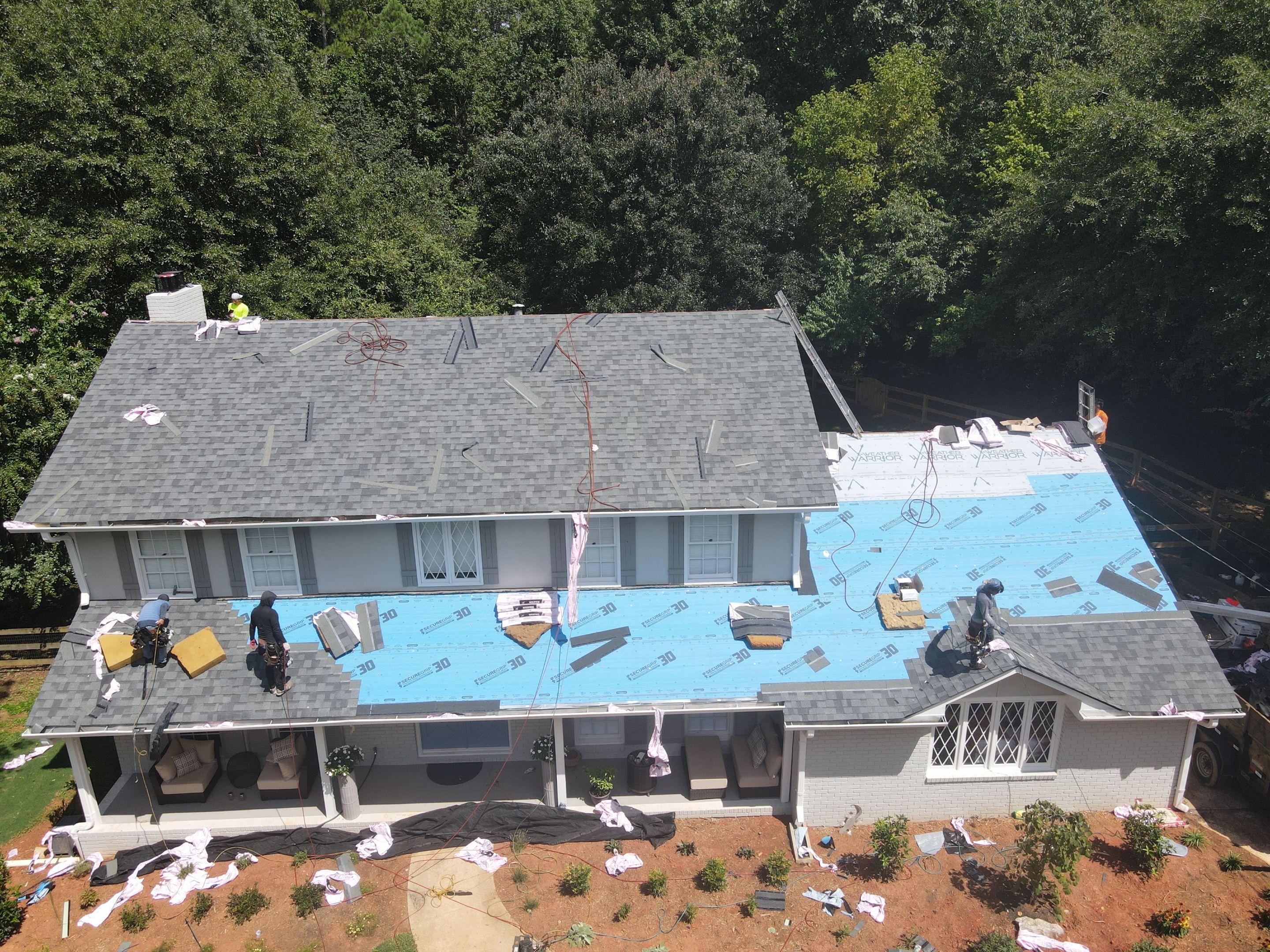 Residential Roofing Installation using Owens Corning by Inspector Roofing and Restoration