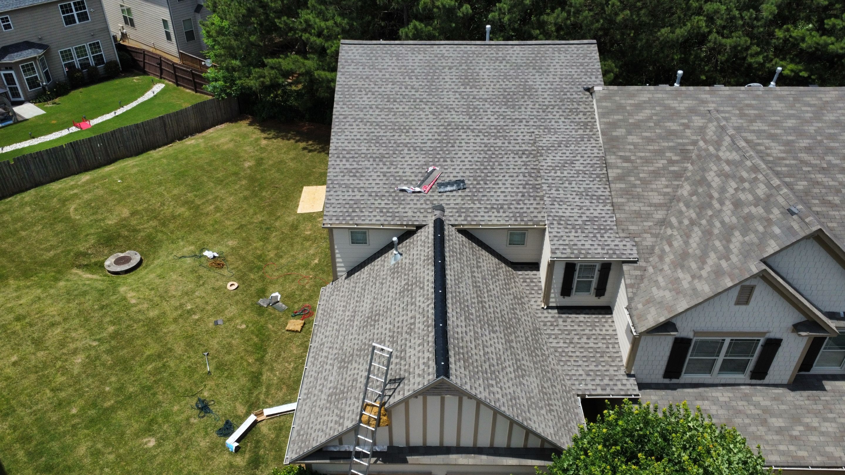Cumming, GA Roof Replacement GAF Timberline HDZ Weathered Wood by Reset Roofing