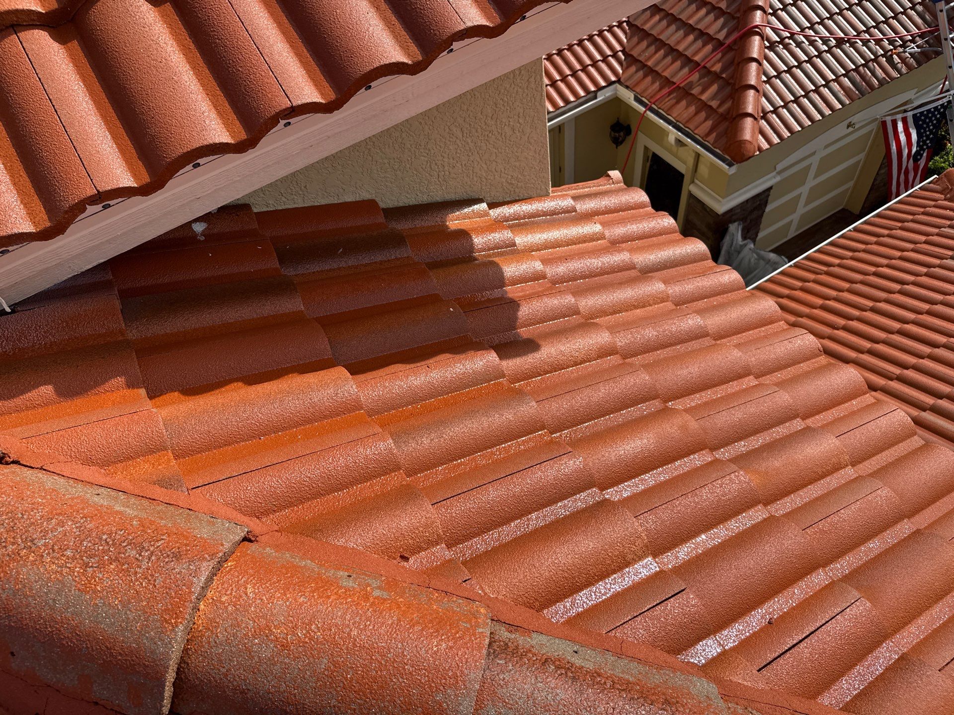 Soft Wash Tile Roof Cleaning in Sonoma Community, Sarasota, FL by Sunshine AquaWash