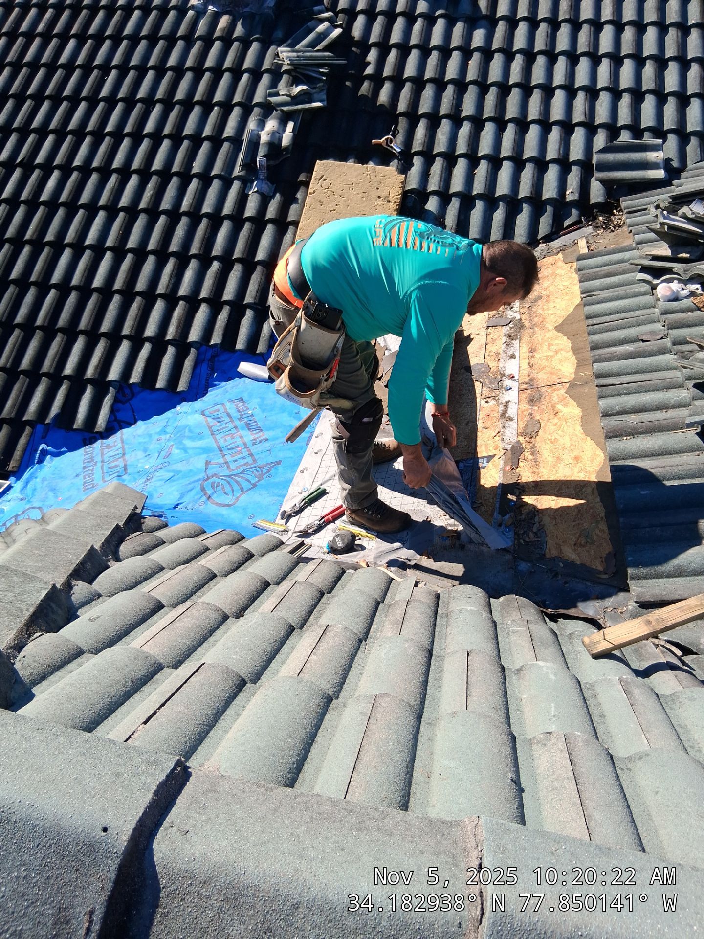 Tile Roof Repair by RGR Construction and Roofing, LLC