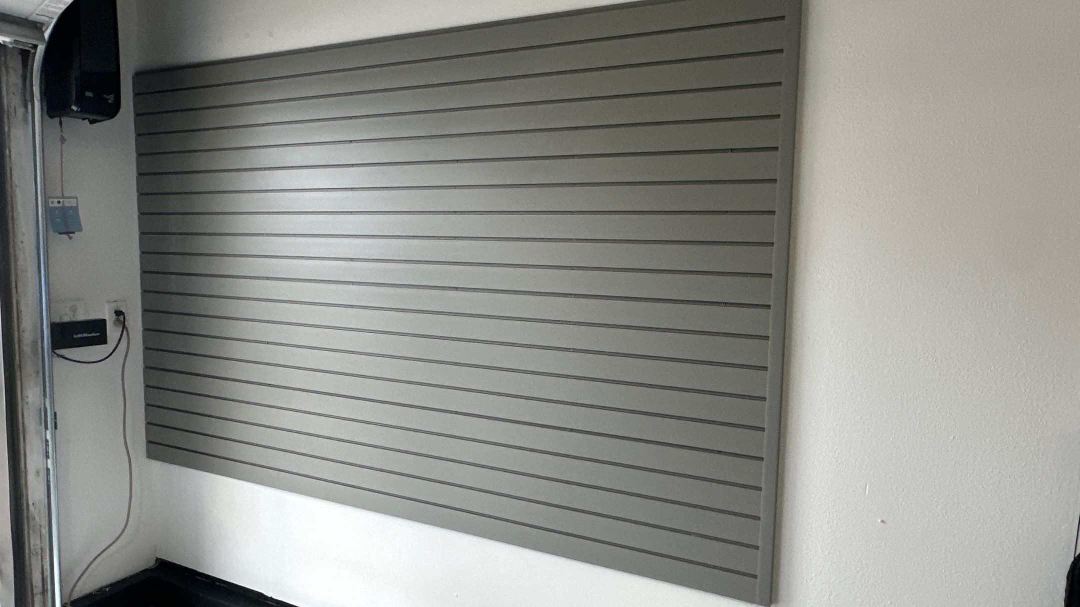 Corbin R upgraded his wall with Slatwall by Banner Garage