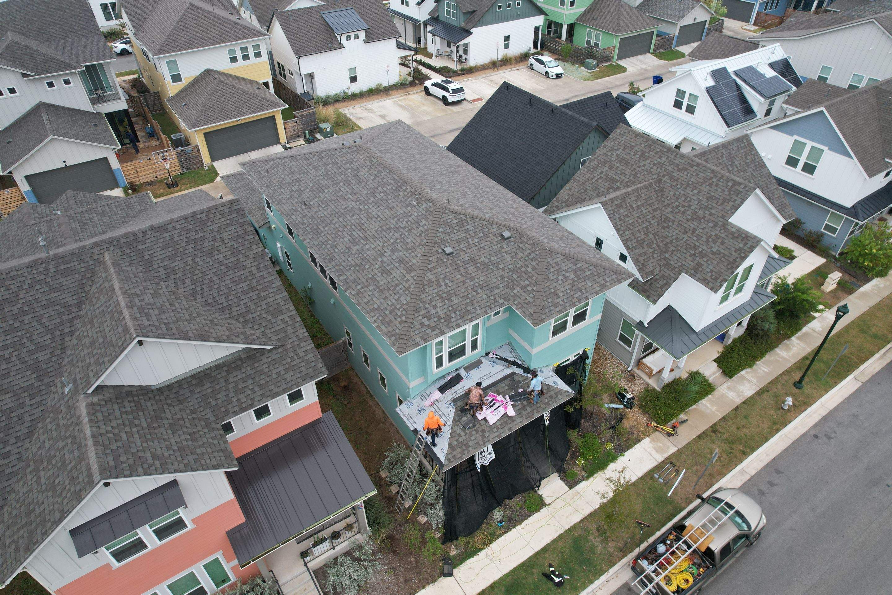 Hail Damage Restoration & Energy Upgrade by 787 Construction