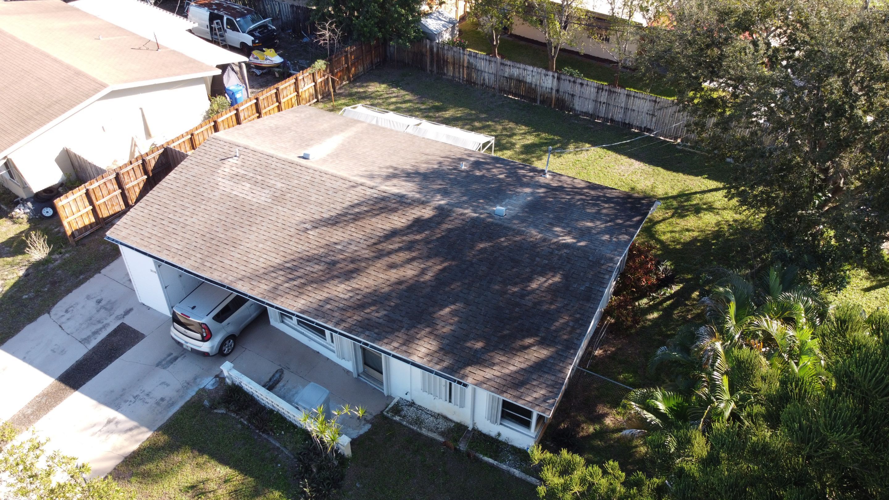 Residential Roofing Installation using 1" Nail strip metal roof by BLUES BROTHERS ROOFING