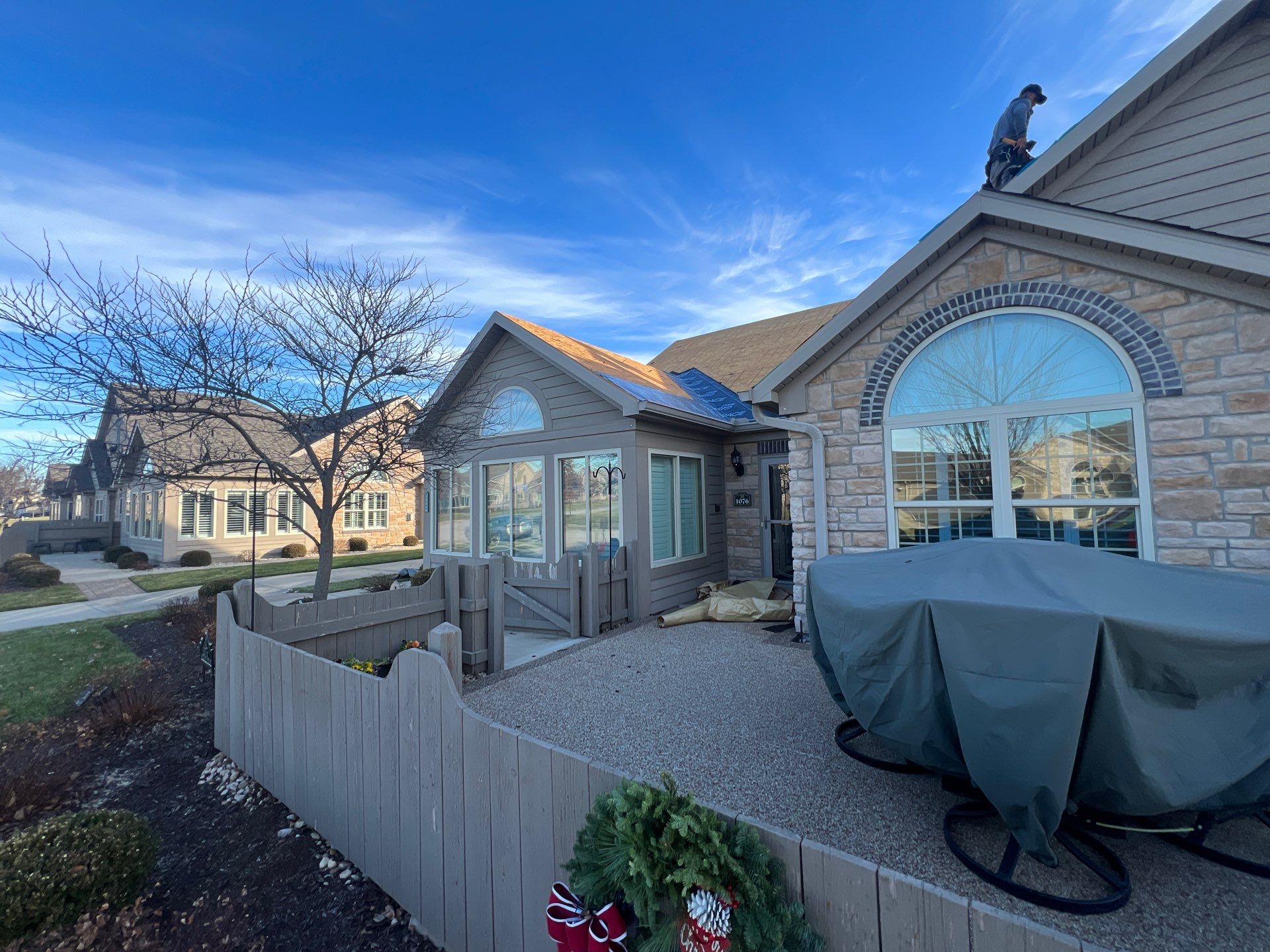 Installation of New Roof by H&F Exteriors