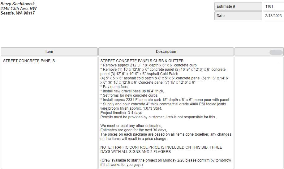 Shelter Homes | Street Concrete Pannels by Jireh Asphalt & Concrete Inc 