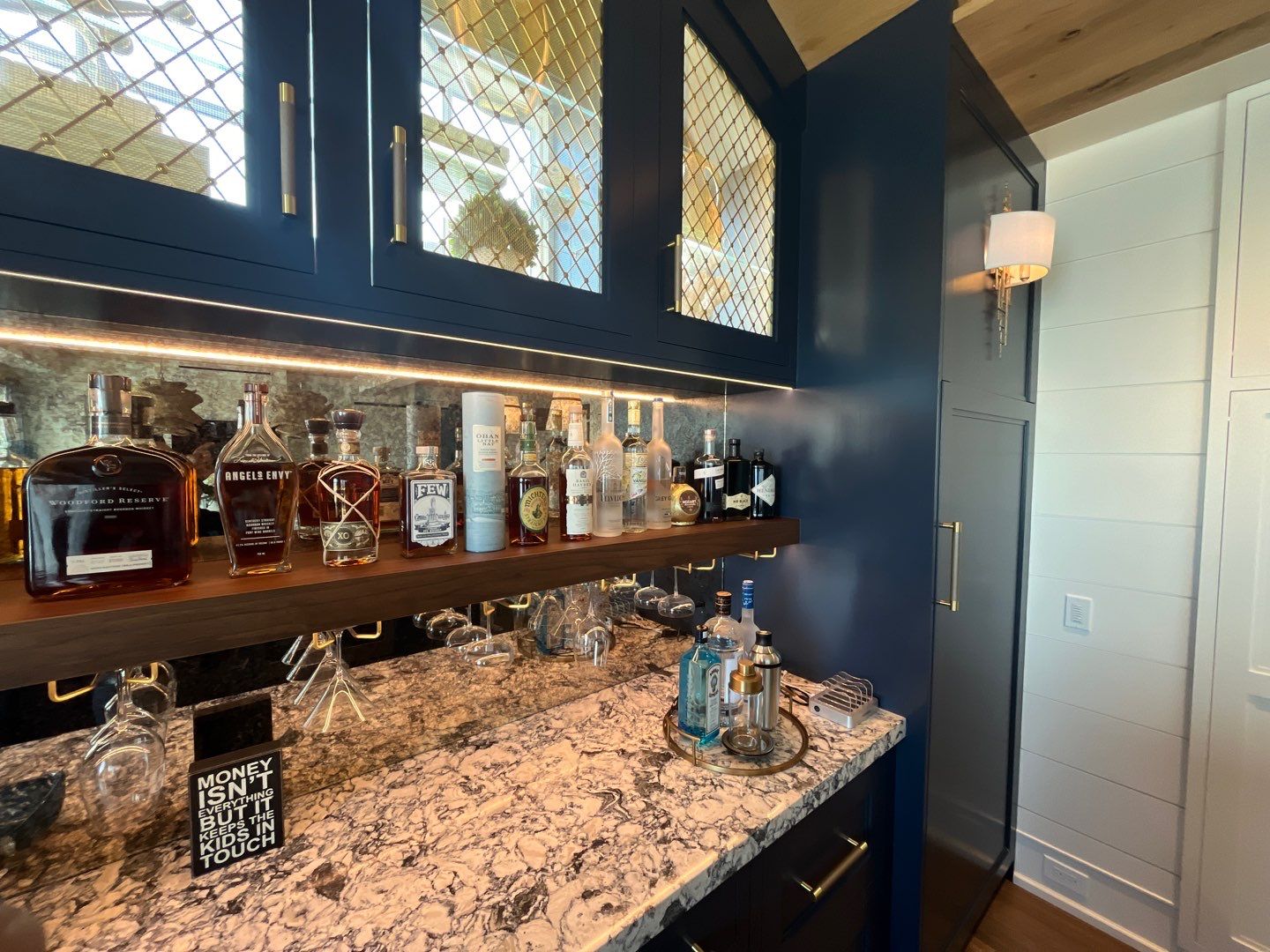 Luxury Wine Cabinets Refinishing - Stone Harbor by FreshCoat Works LLC