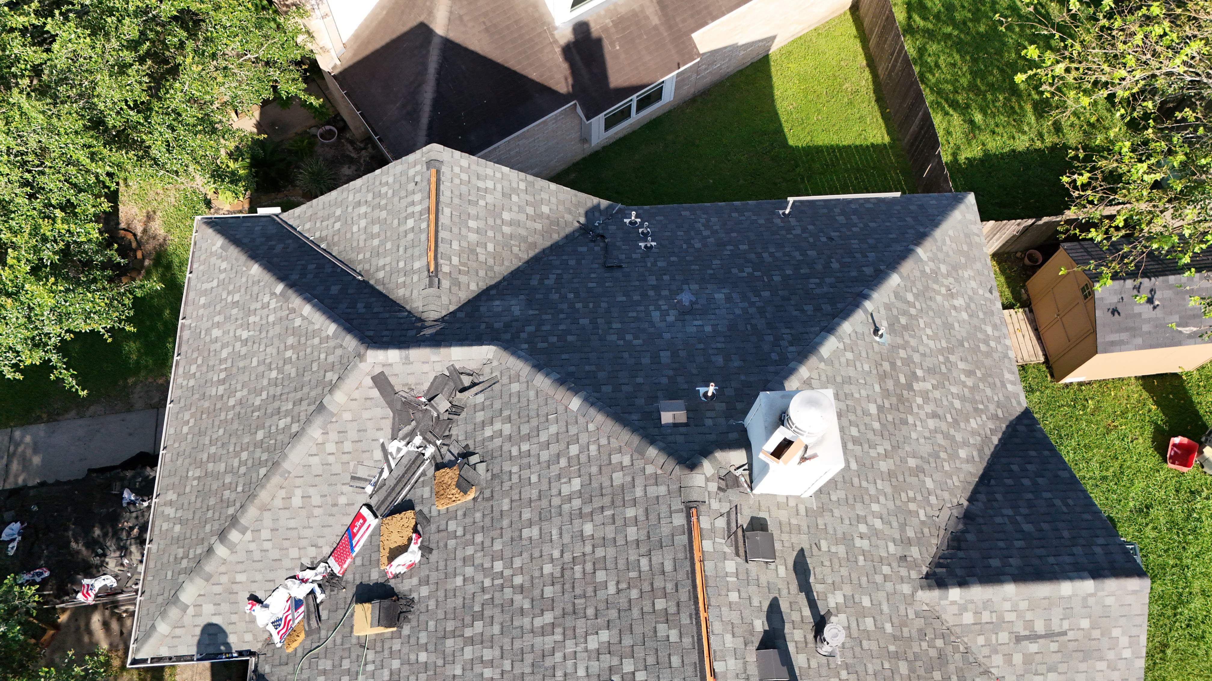 Complete Hip-Roof Replacement — Spring, TX by PL Roofing & SB Roofing, LLC.