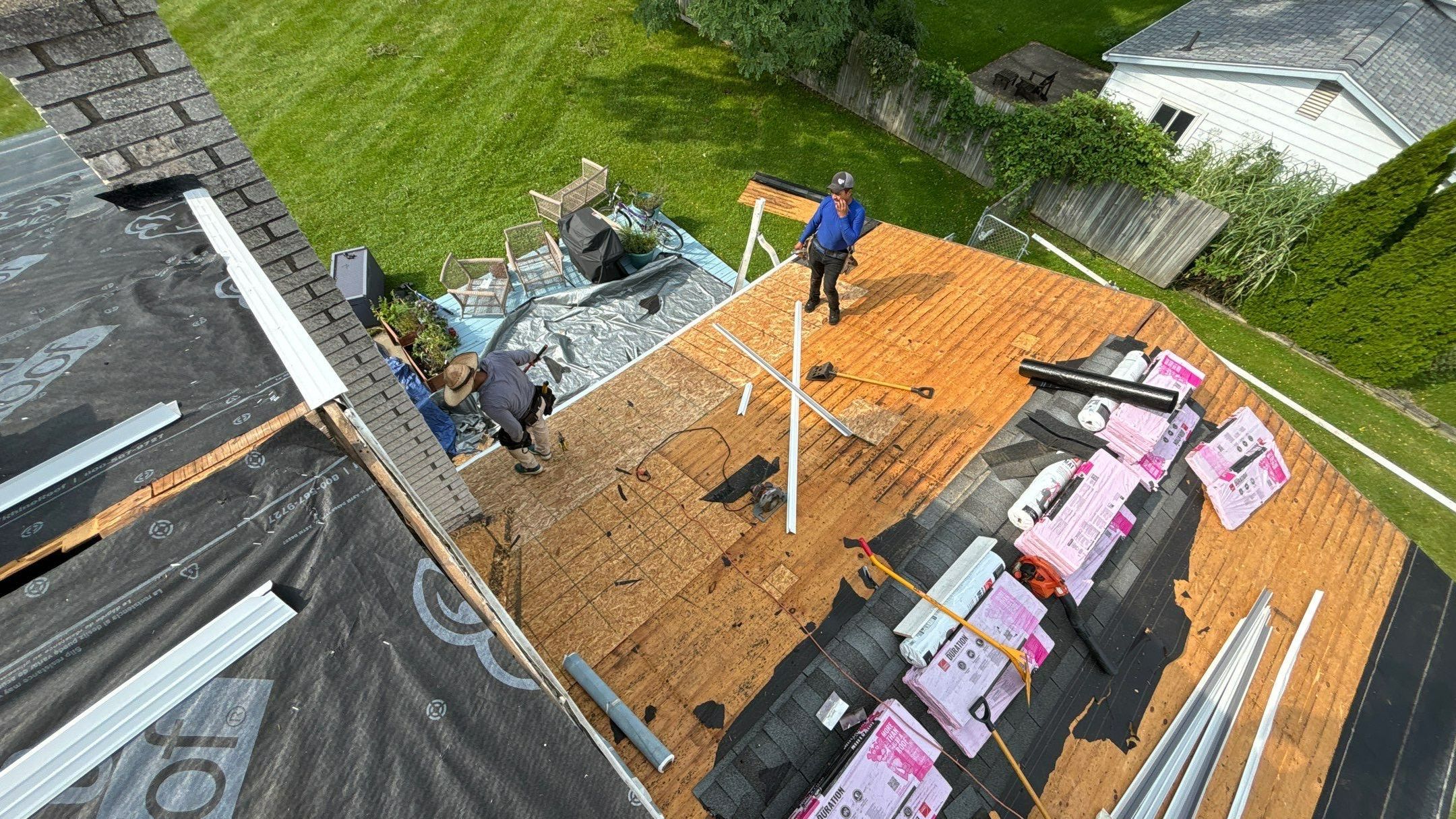Roof Replacement using Owens Corning Duration by 180 Contractors