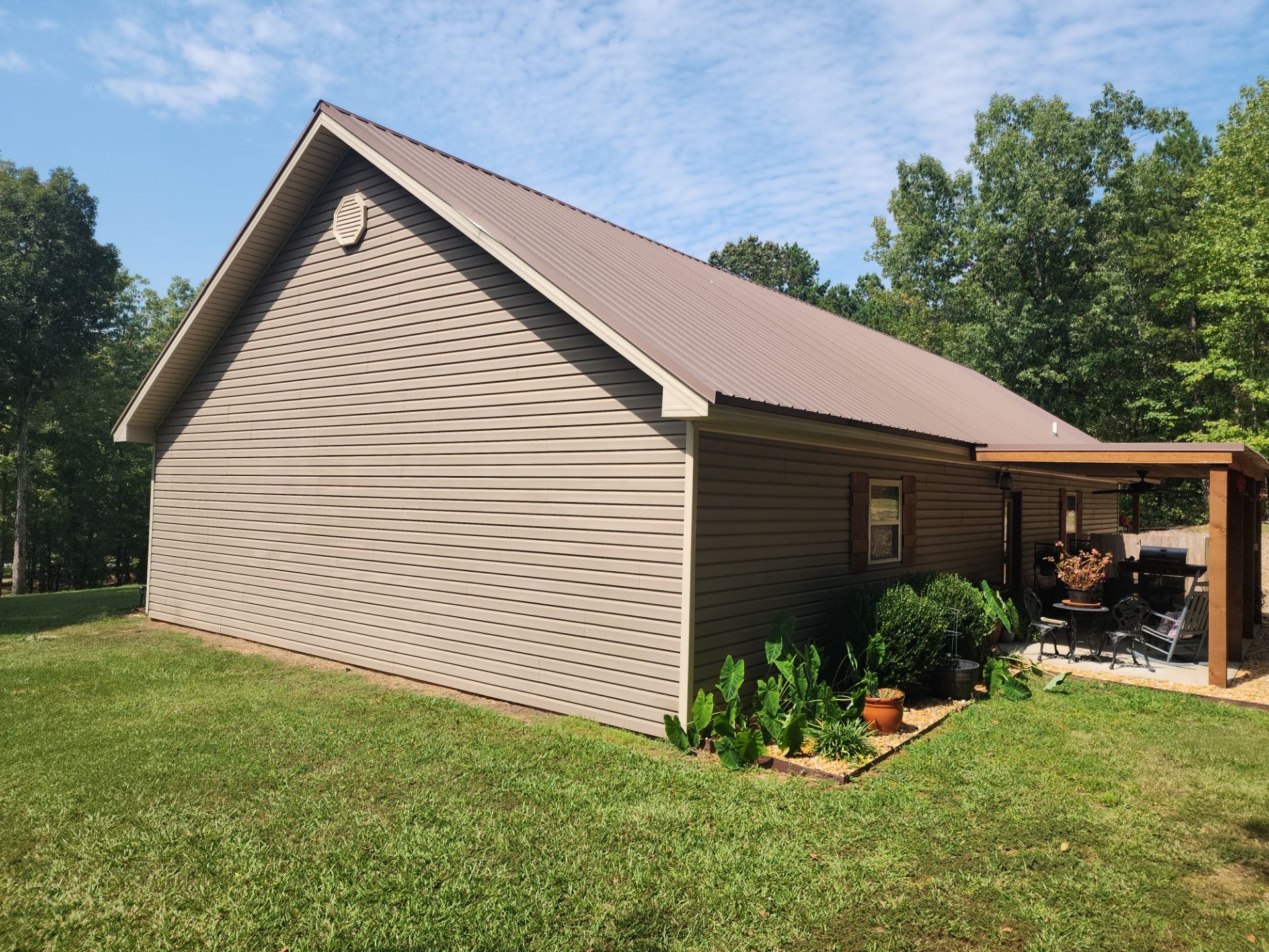 Residential Metal Roof Replacement using Reed's Metals: 26 GA. Standing Seam: Charcoal Grey by Hostetler Roofing