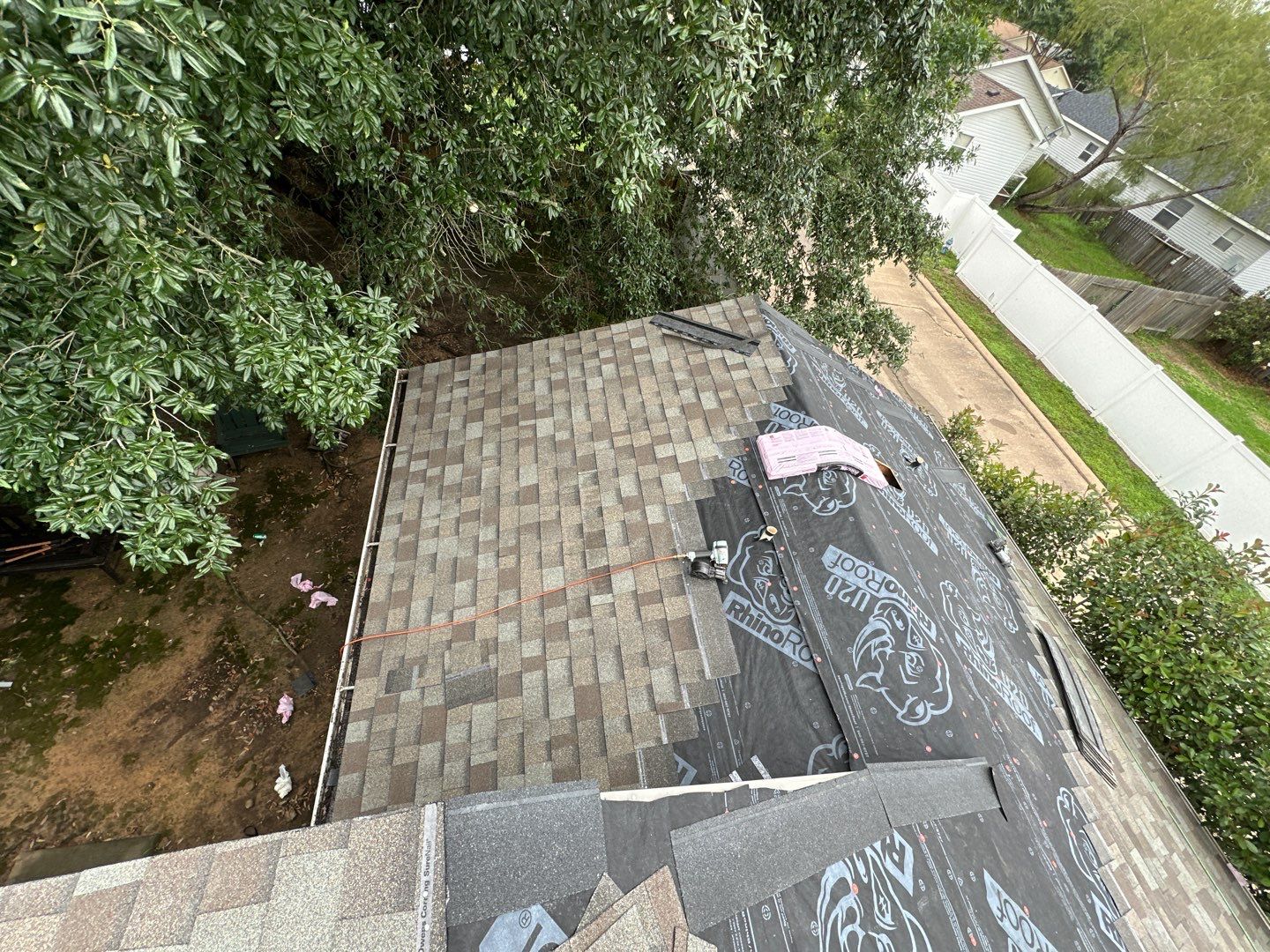 Residential Roofing Installation using Owen's Corning Duration (Lifetime) Shingles by Roof Repair Company
