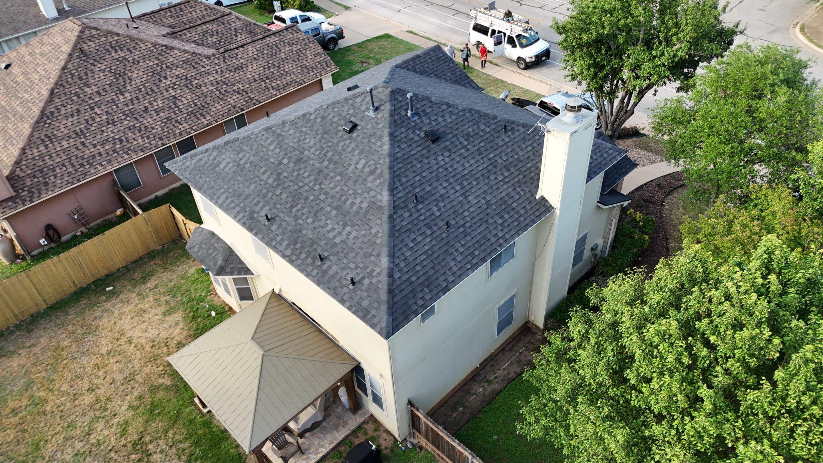 Granite Black Shingles by Perennial Roofing 