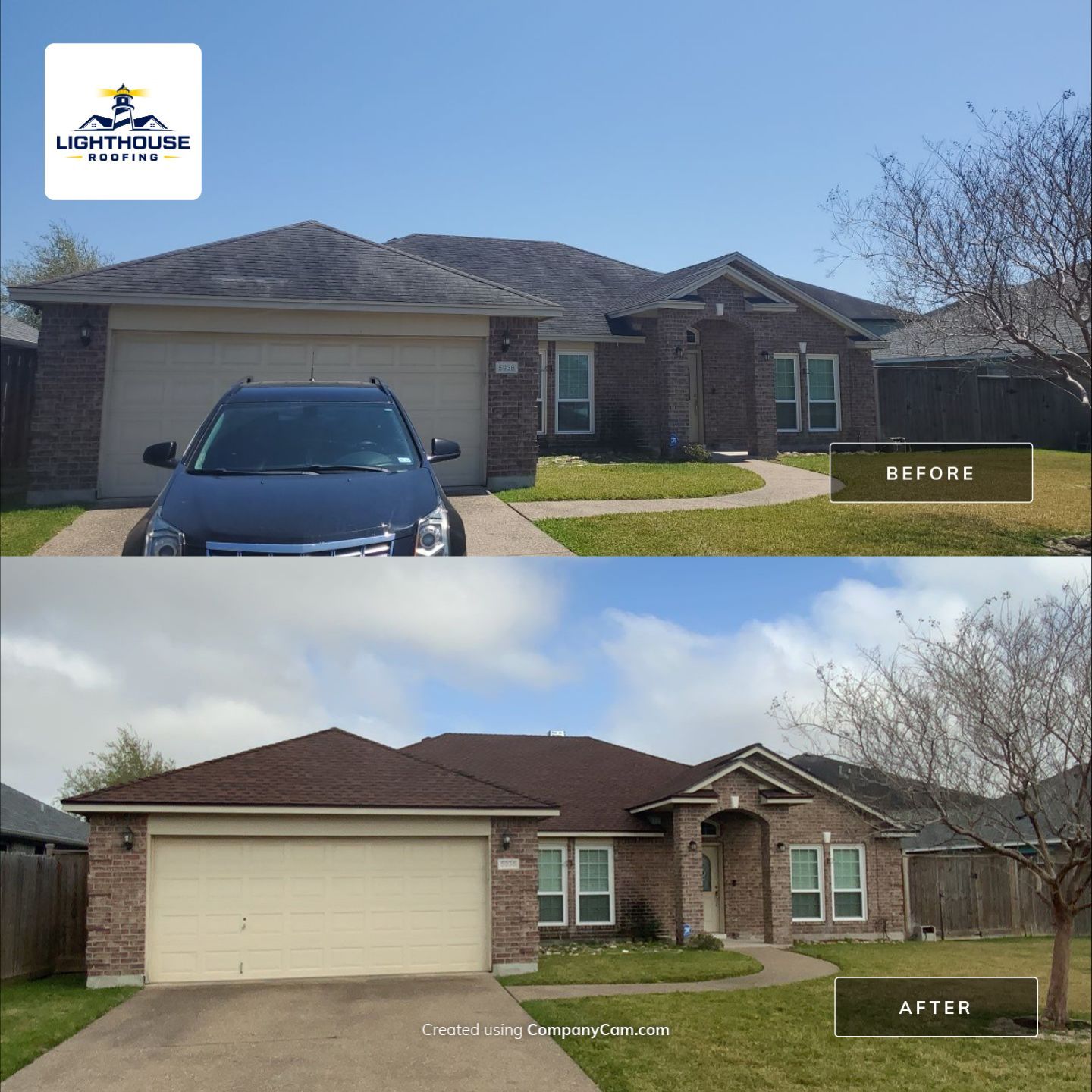 Residential Roofing Installation using GAF Timberline HDZ by Lighthouse Roofing