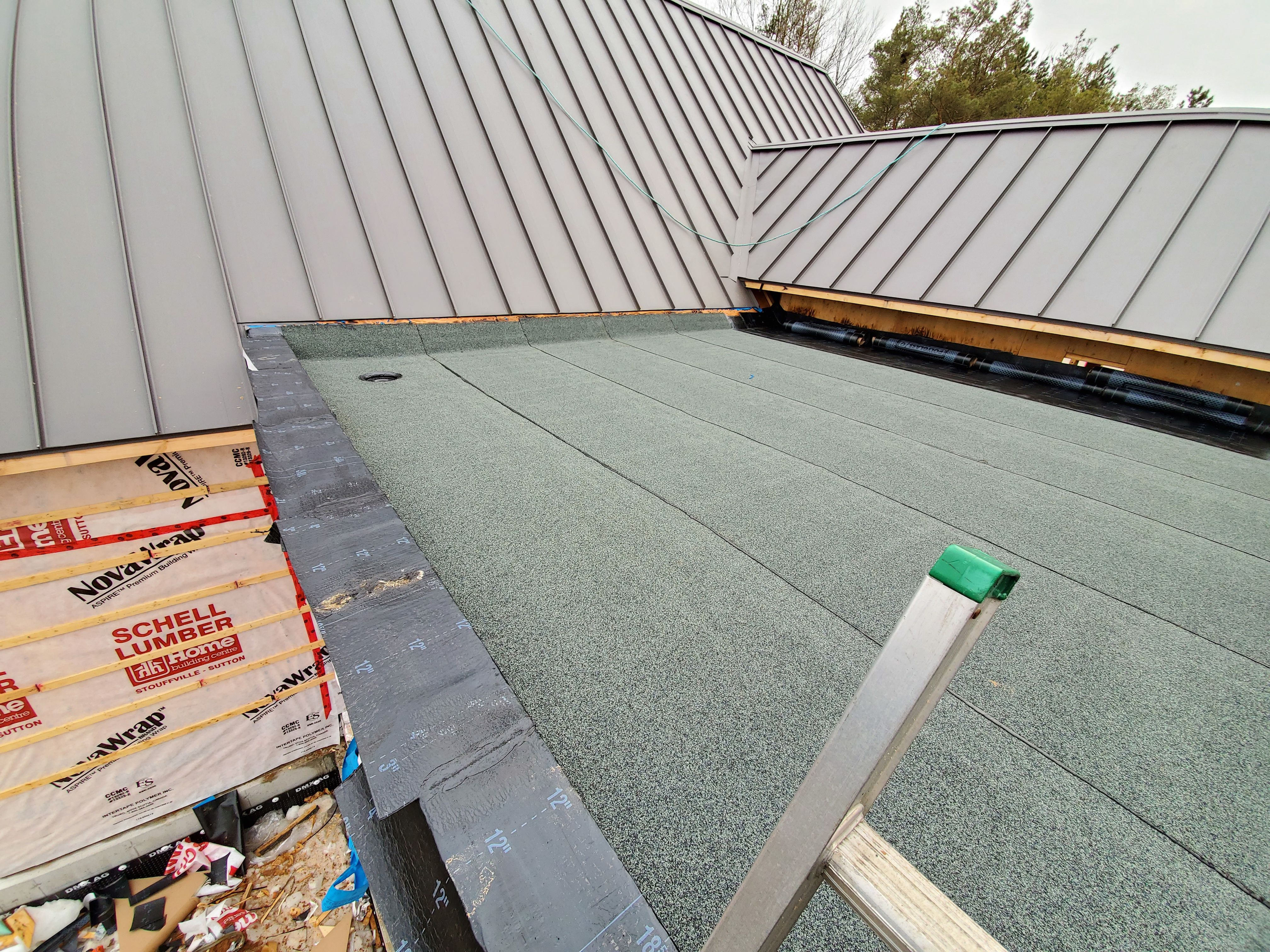 New Construction | 16” Standing Seam Metal Roof Installation by Jay Carter Roofing & Sheet Metal